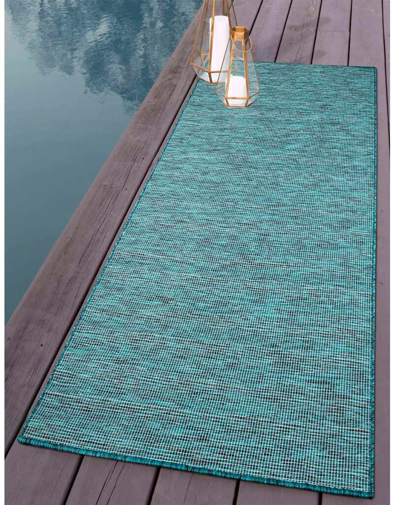 UV-beständig, Terrasse, Küche, City für Carpet Läufer Wetterfest bestellen auf flach Rechnung gewebt Balkon, »Palm«, & rechteckig,