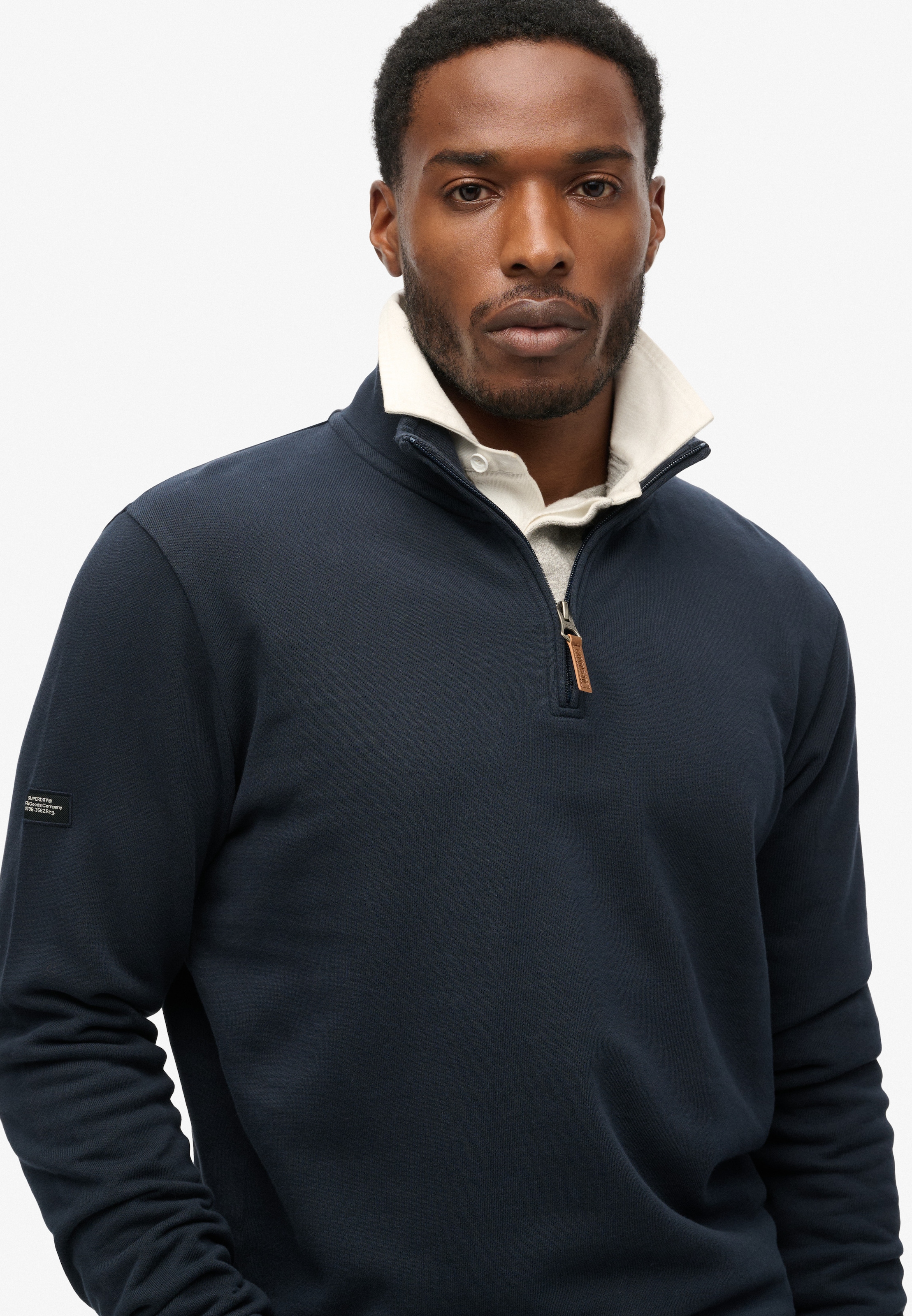 Superdry Sweatshirt »CORE LOGO HENLEY«