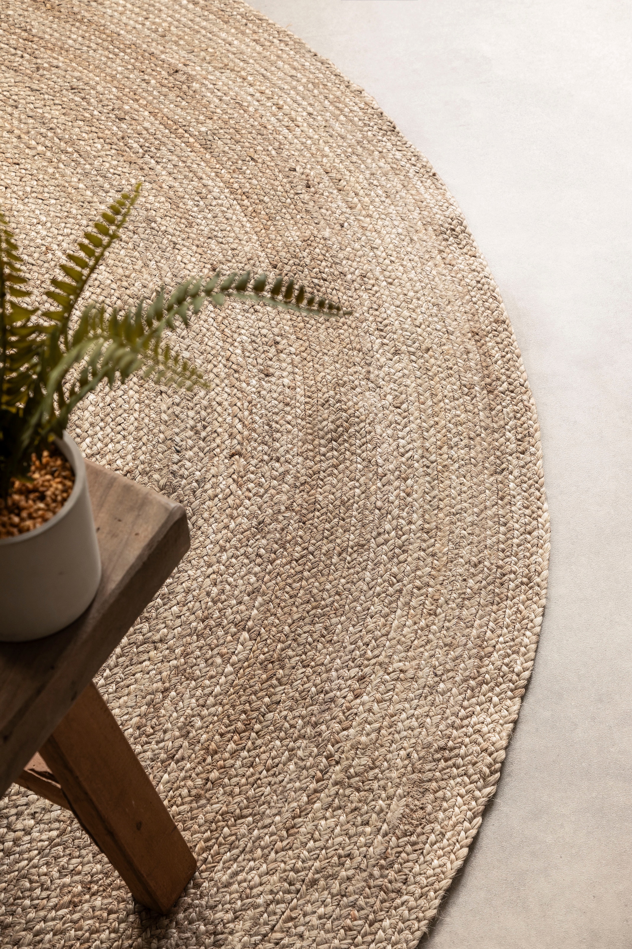 HANSE Home Teppich »Rangpur Juteteppich«, rund, 10 mm Höhe, Handgewebt, 100% Jute, Natur, Wohnzimmer, Flur, Boho, Skandi
