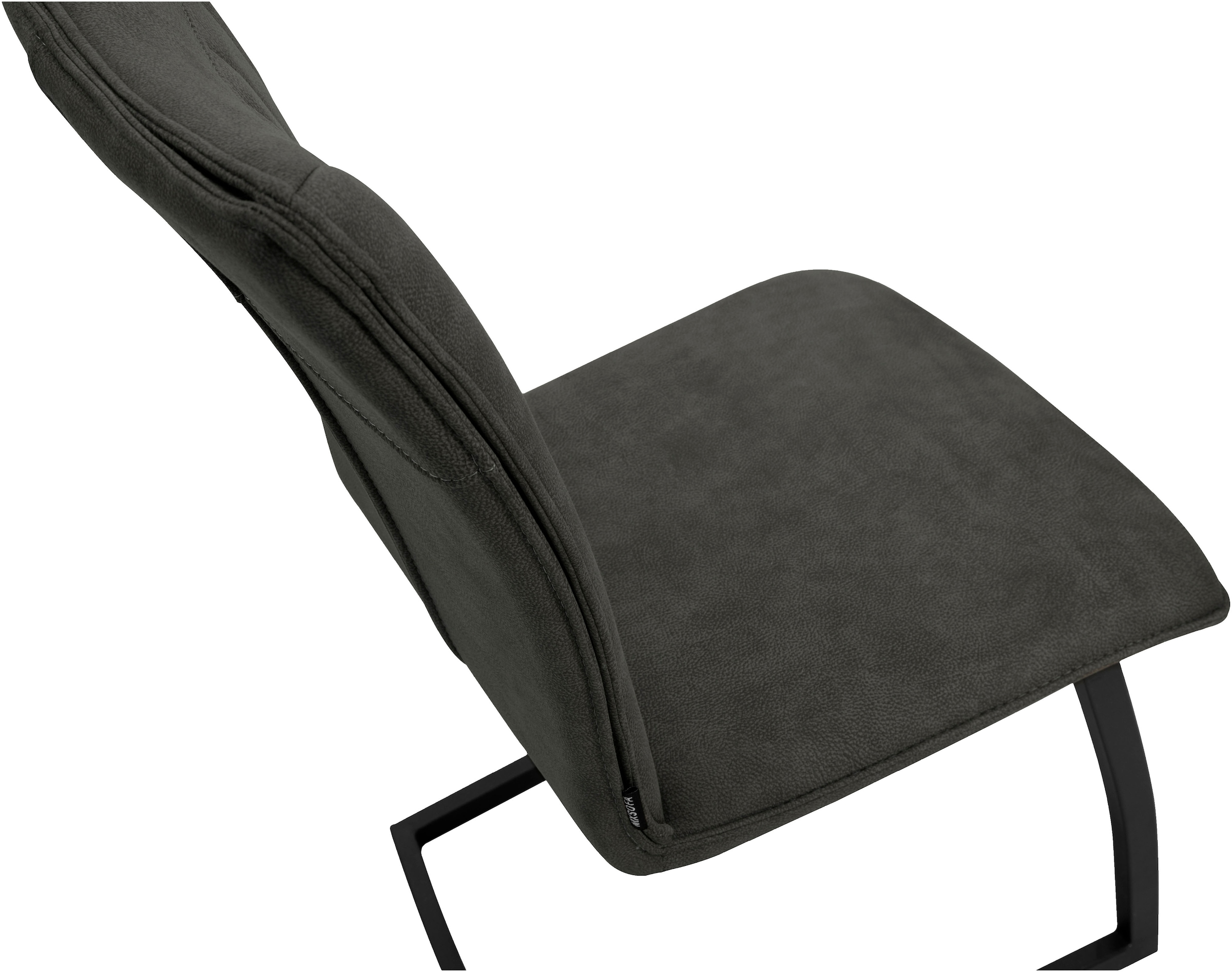 OMG Design Freischwinger »Amara«, (Set), 1 St., Stoff, Esszimmerstuhl, Küchenstuhl, pflegeleichter Bezug