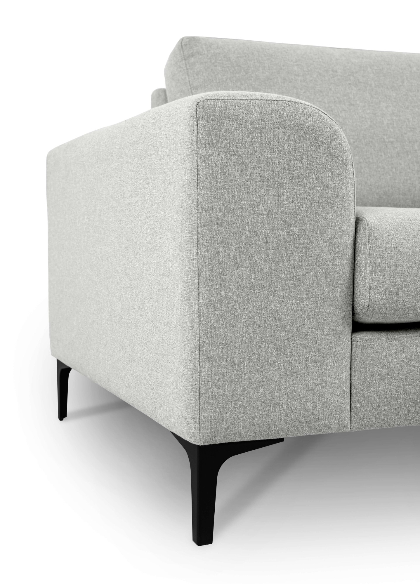 OTTO home 2,5-Sitzer »Henry, Kompaktsofa, Breite 214 cm« mit Metallbeinen, Wellenunterfederung, wasserabweisender Stoff