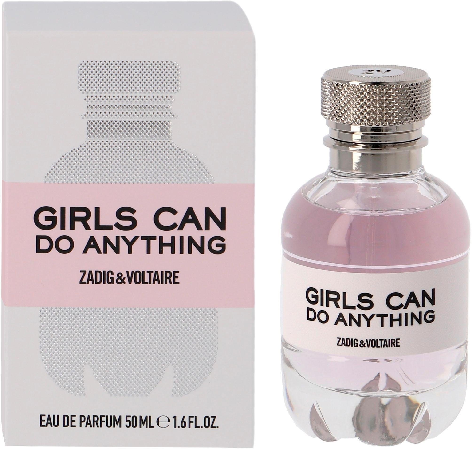 ZADIG & VOLTAIRE Eau de Parfum »Girls Can Do Anything!«, Blumig-frischer Duft mit Birne, Tonkabohne, Vanille und Moschus.