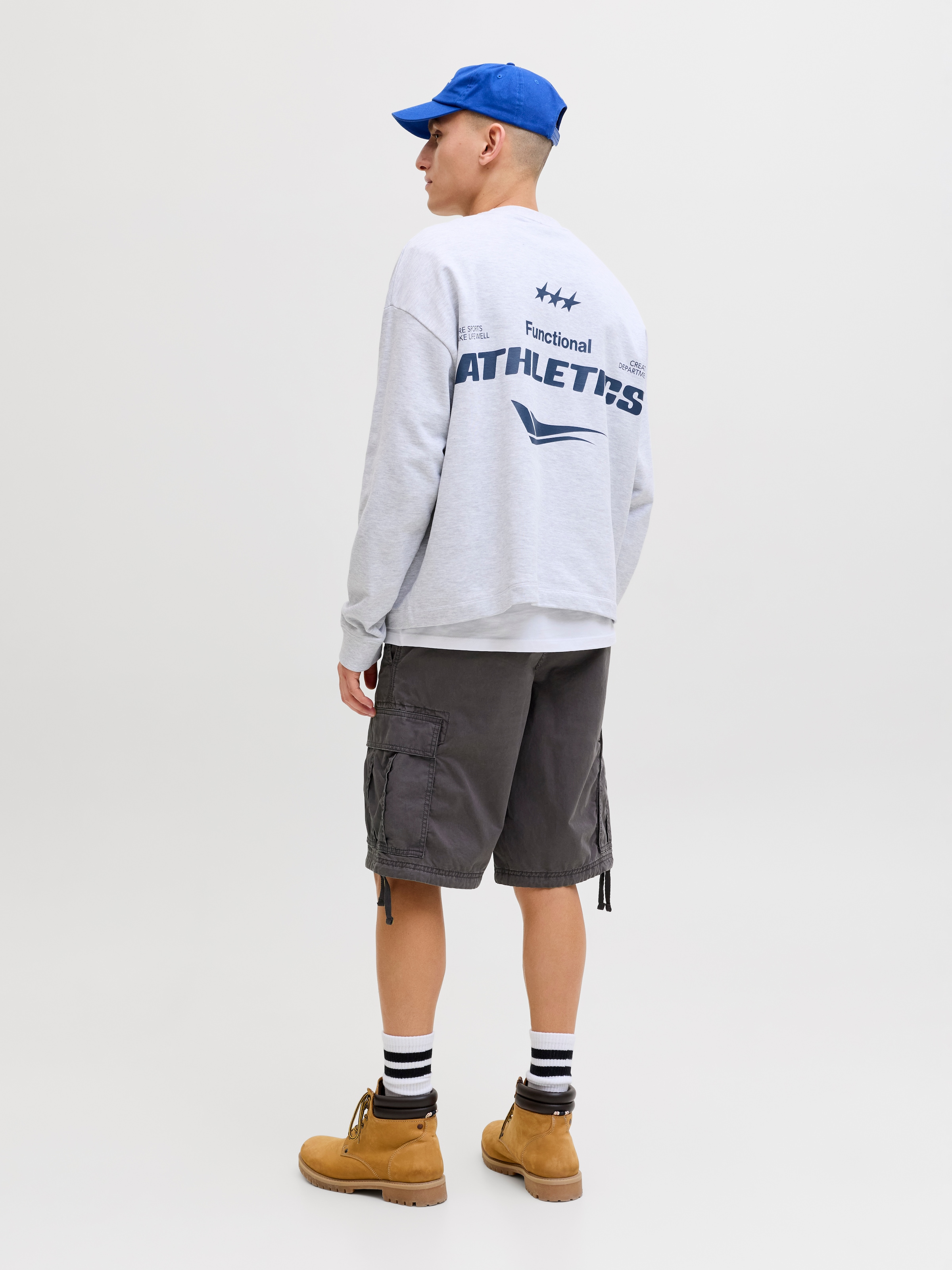 Jack & Jones Cargoshorts »JPSTCOLE FRANK CARGO SHORT MID SN«  mit Cargotaschen