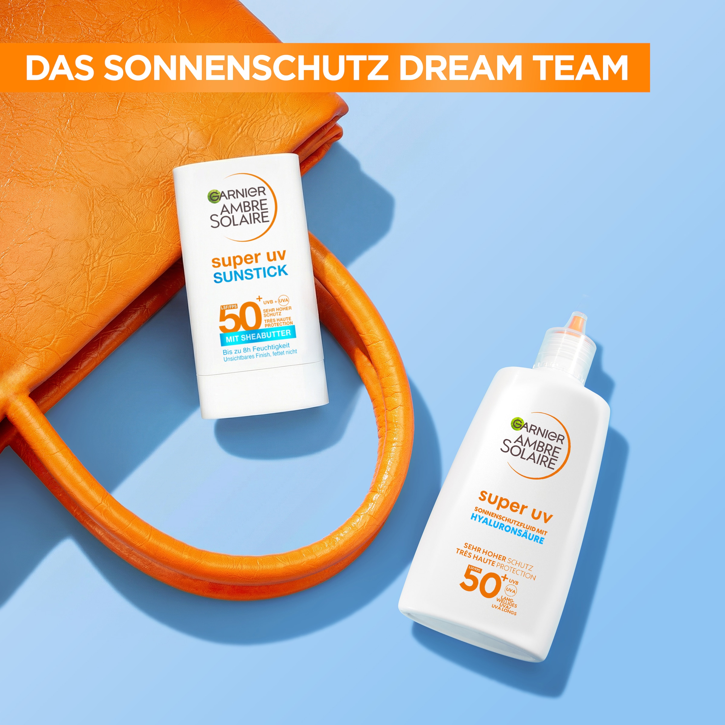 GARNIER Sonnenschutzstift »AMBRE SOLAIRE SUPER UV SUNSTICK LSF 50+« mit Sheabutter, fettet nicht