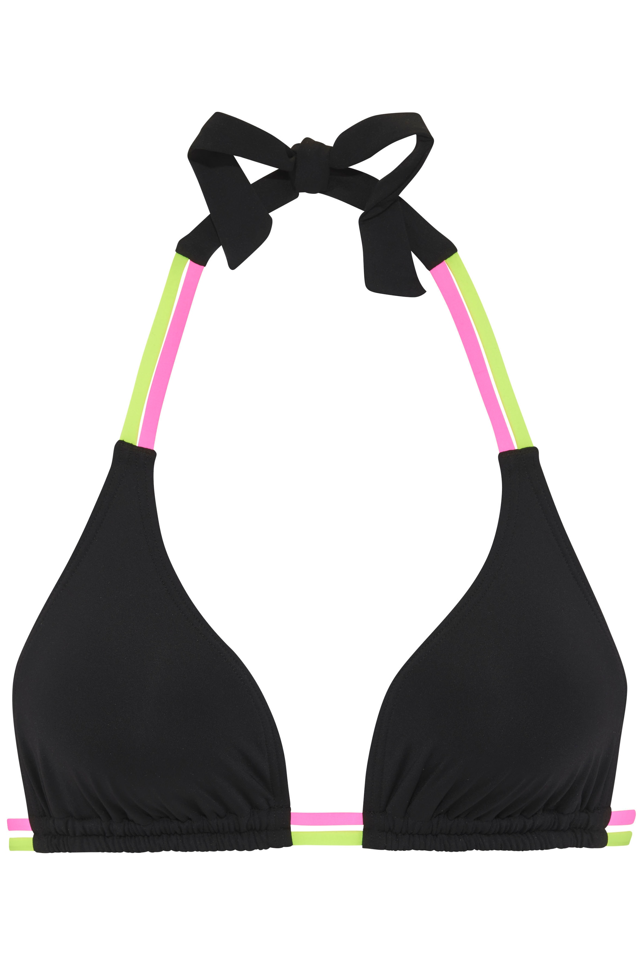 Buffalo Triangel-Bikini-Top »Pop«, Mit kontrastfarbigen Doppelträgern