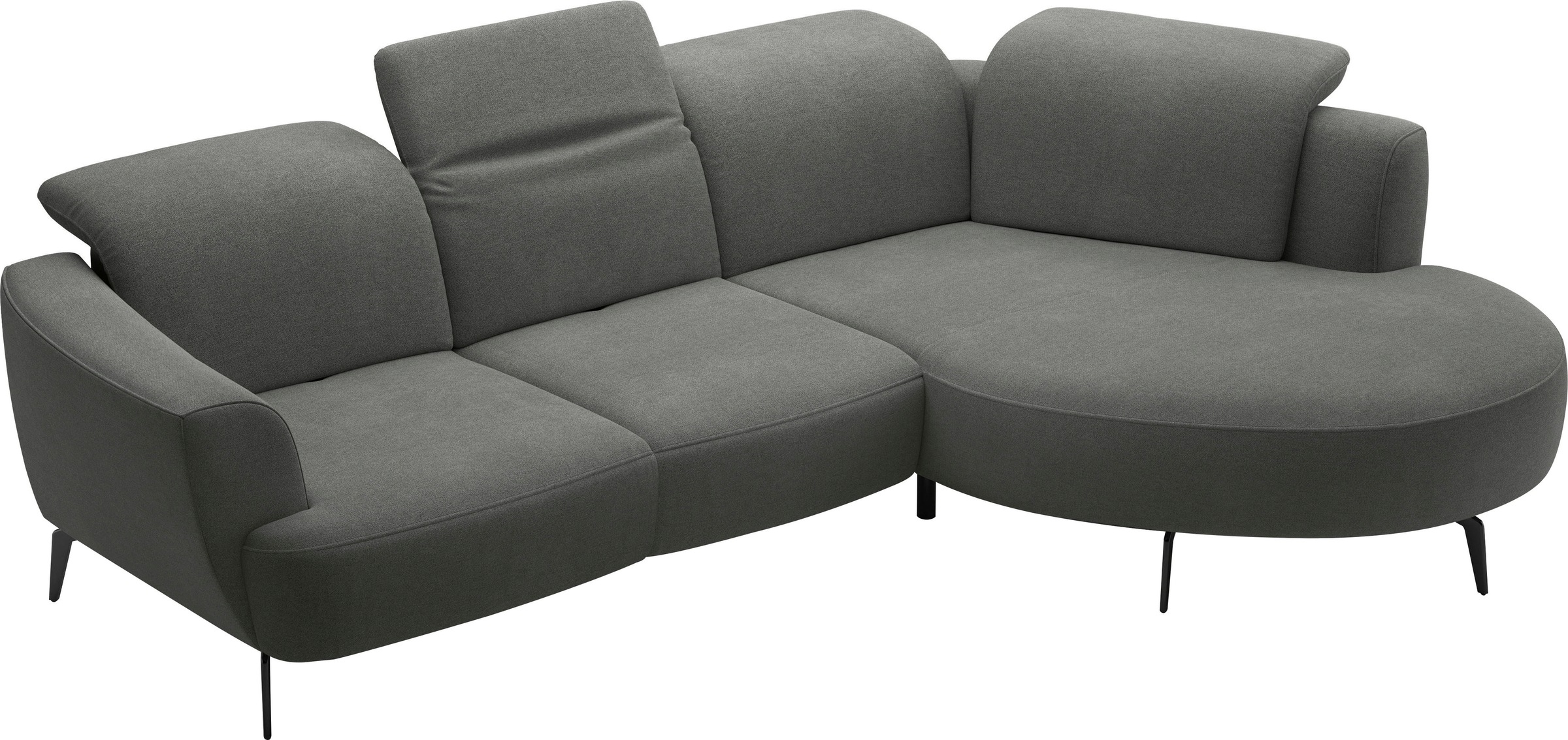 sit&more Ecksofa »Zoe«, ink.Sitztiefenverstellung, wahlweise mit Kopfteilverstellung