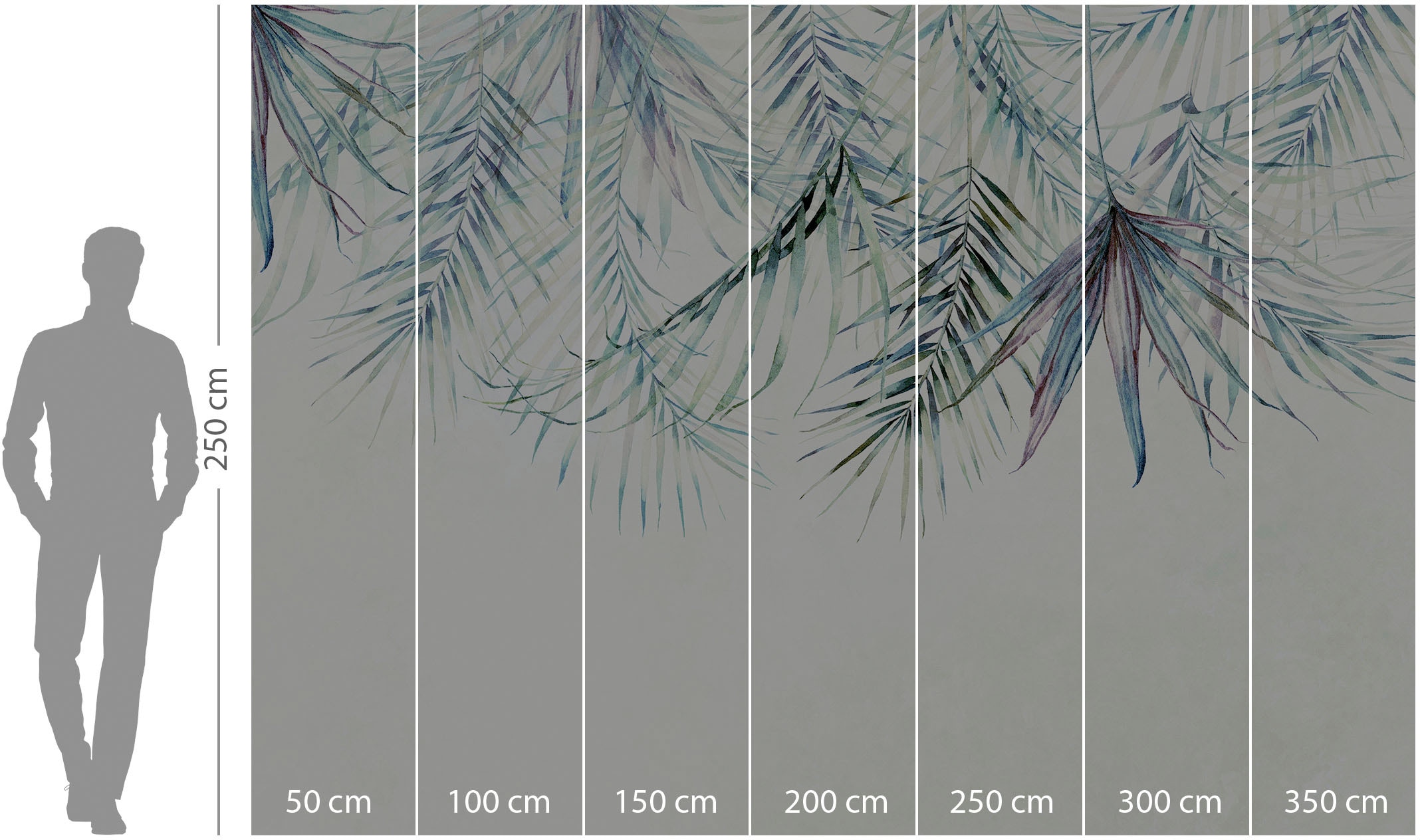 Komar Vliestapete »Palm Spring«, 350x250 cm (Breite x Höhe)