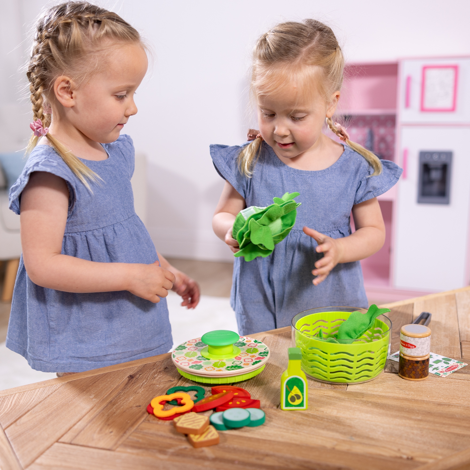 Spin Master Kinder-Küchenset »Melissa & Doug Salat-Schleuder Spielset«