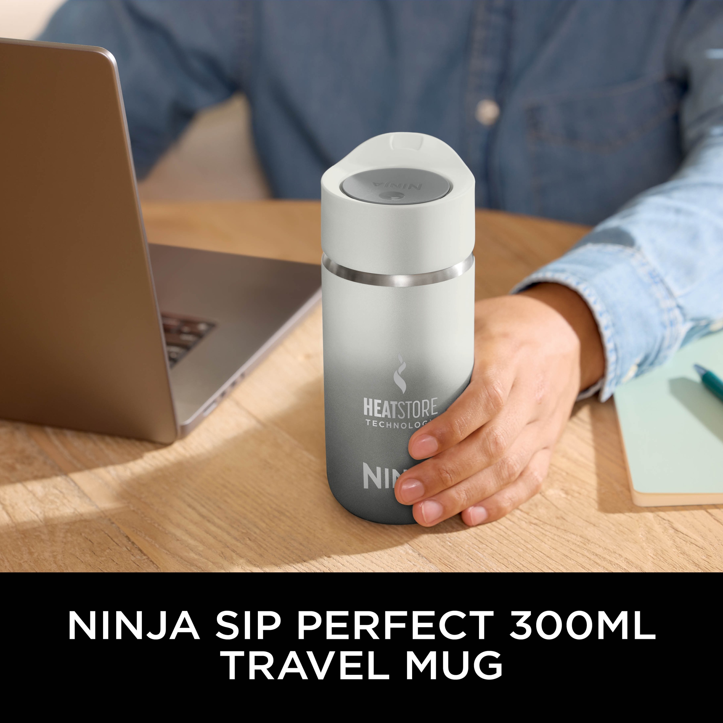 NINJA Isolierflasche »Ninja Sip Perfect Reisebecher - 300 ml DW1203EUU / 40 günstig online kaufen