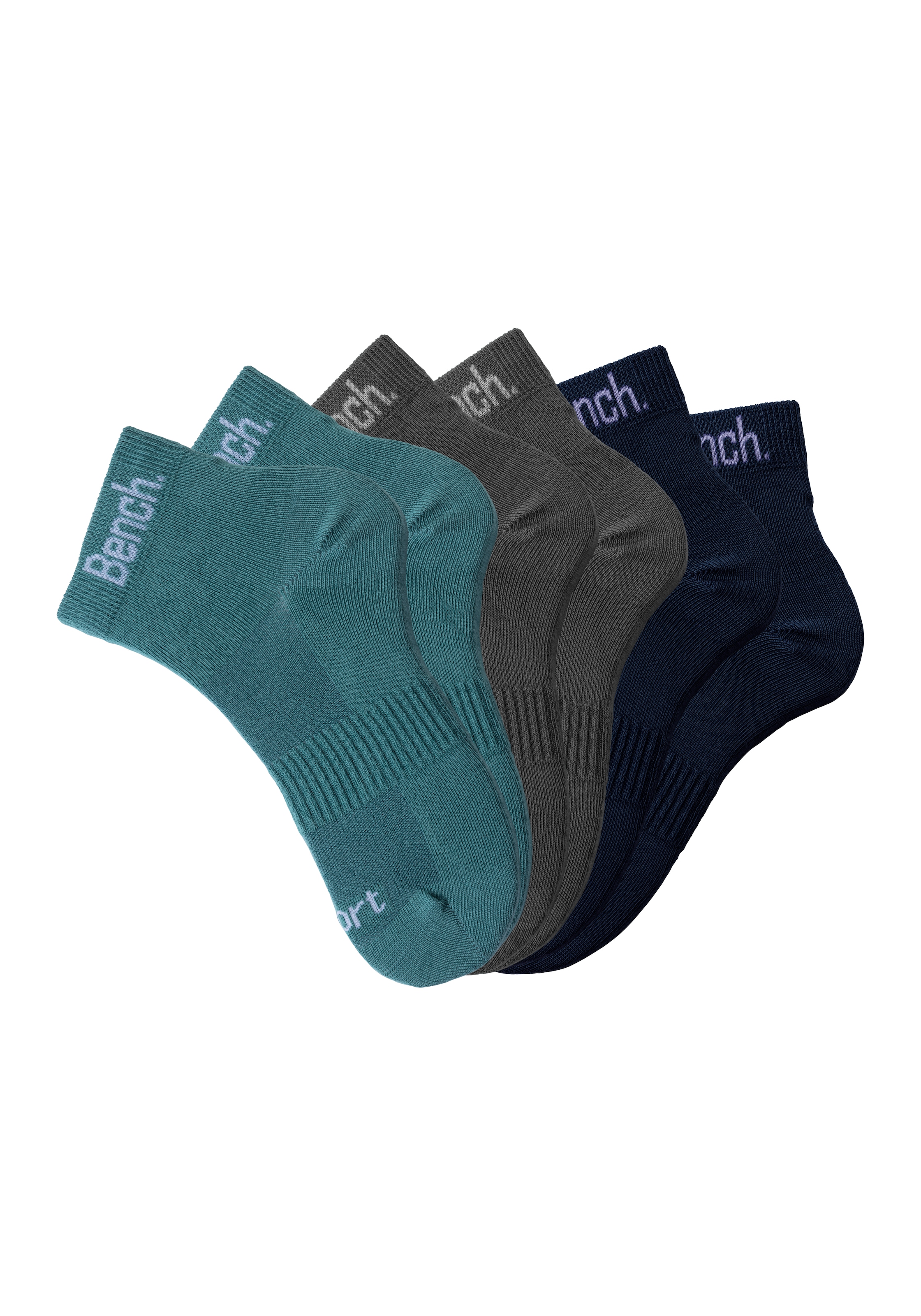 Bench. Sportsocken, (Packung, 6 Paar), mit antibakterieller Feuchtigkeitsregulierung