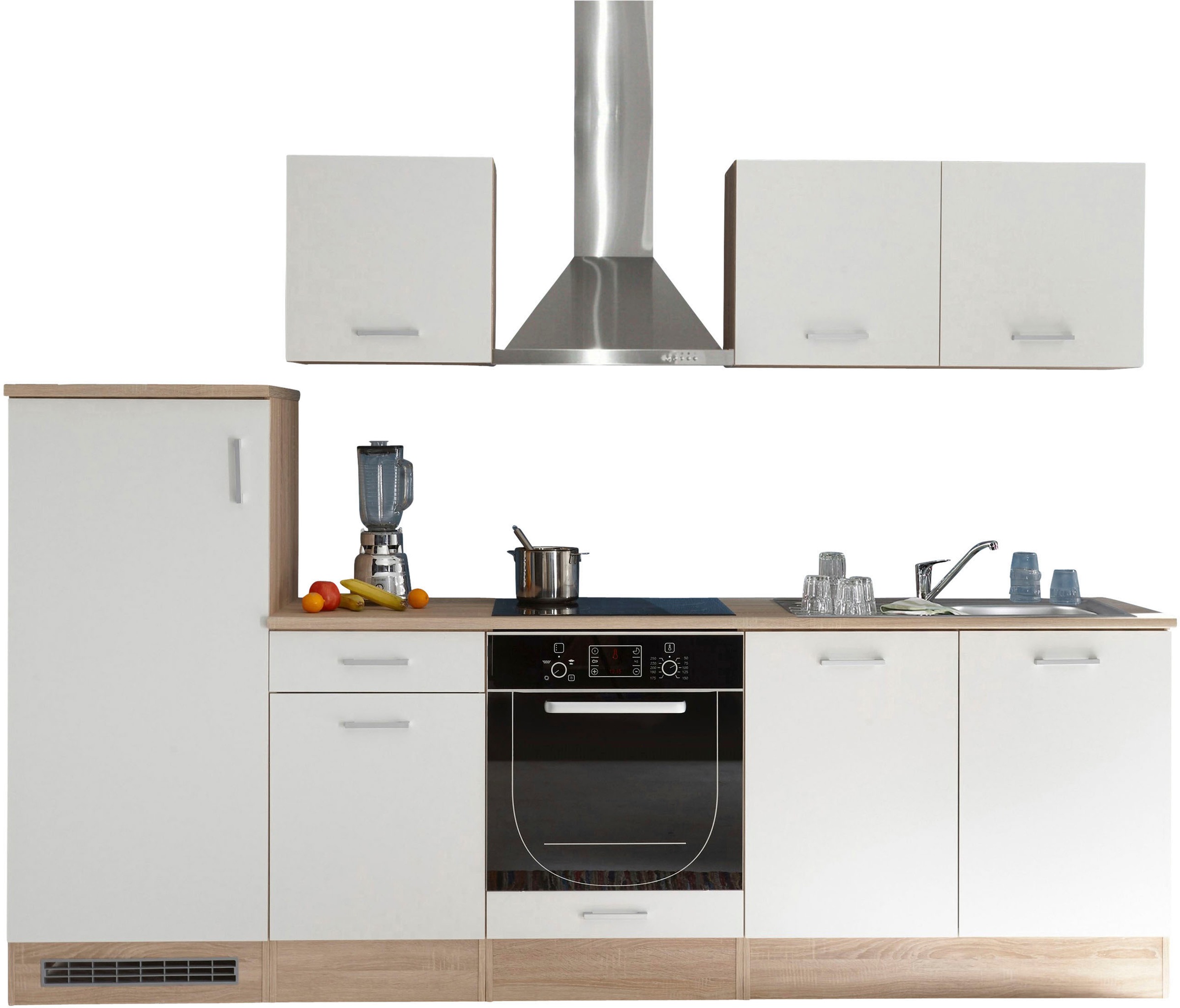 BASIC by Balculina Küchenzeile »Andy«, Breite 270 cm, wahlweise mit E-Gerät günstig online kaufen