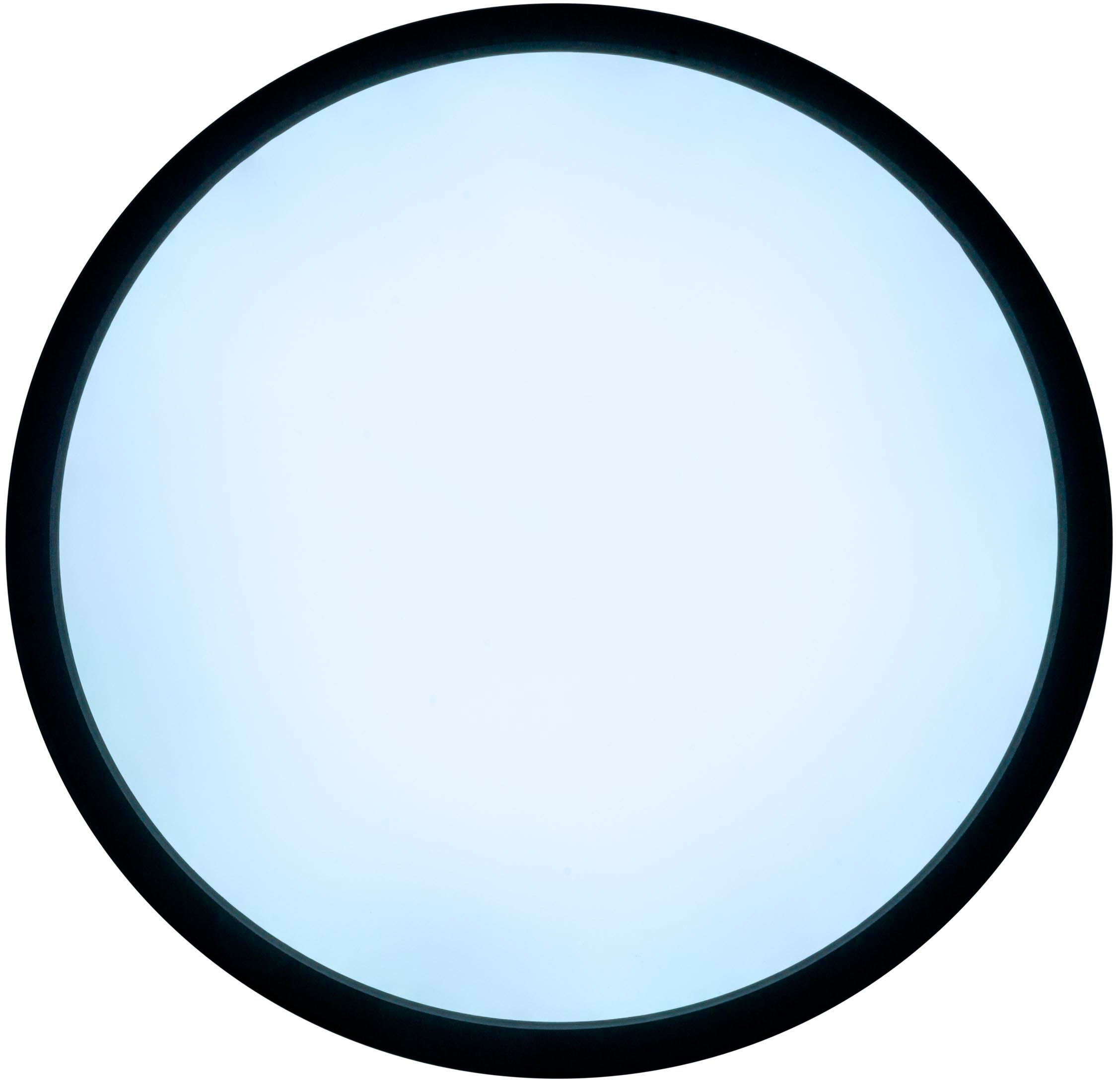 näve Deckenleuchte »LED "CARLO" mit RGB-Backlight D: 29,3 cm«, Dimmbar mit Memoryfunktion, Farbwechsler und Nachtlichtfunktion