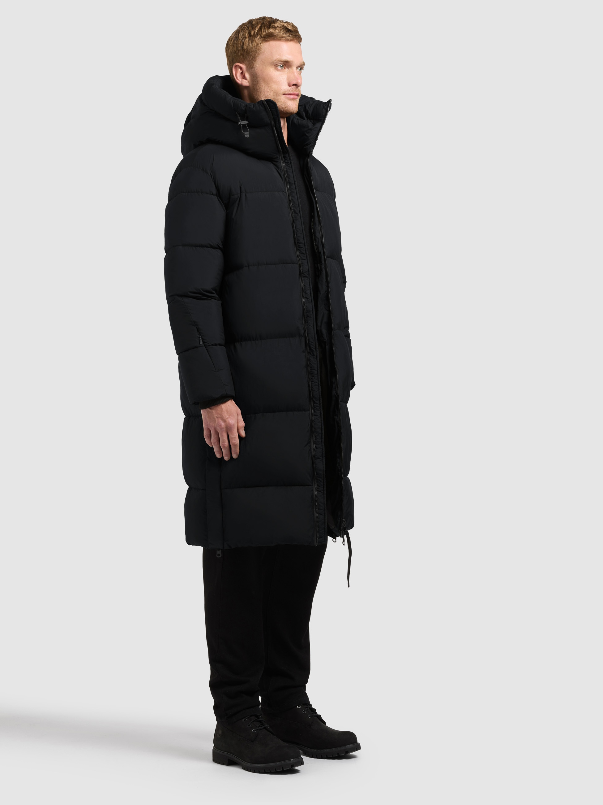 khujo Steppjacke »DASH2« mit Kapuze mit wasserabweisender PU-Beschichtung