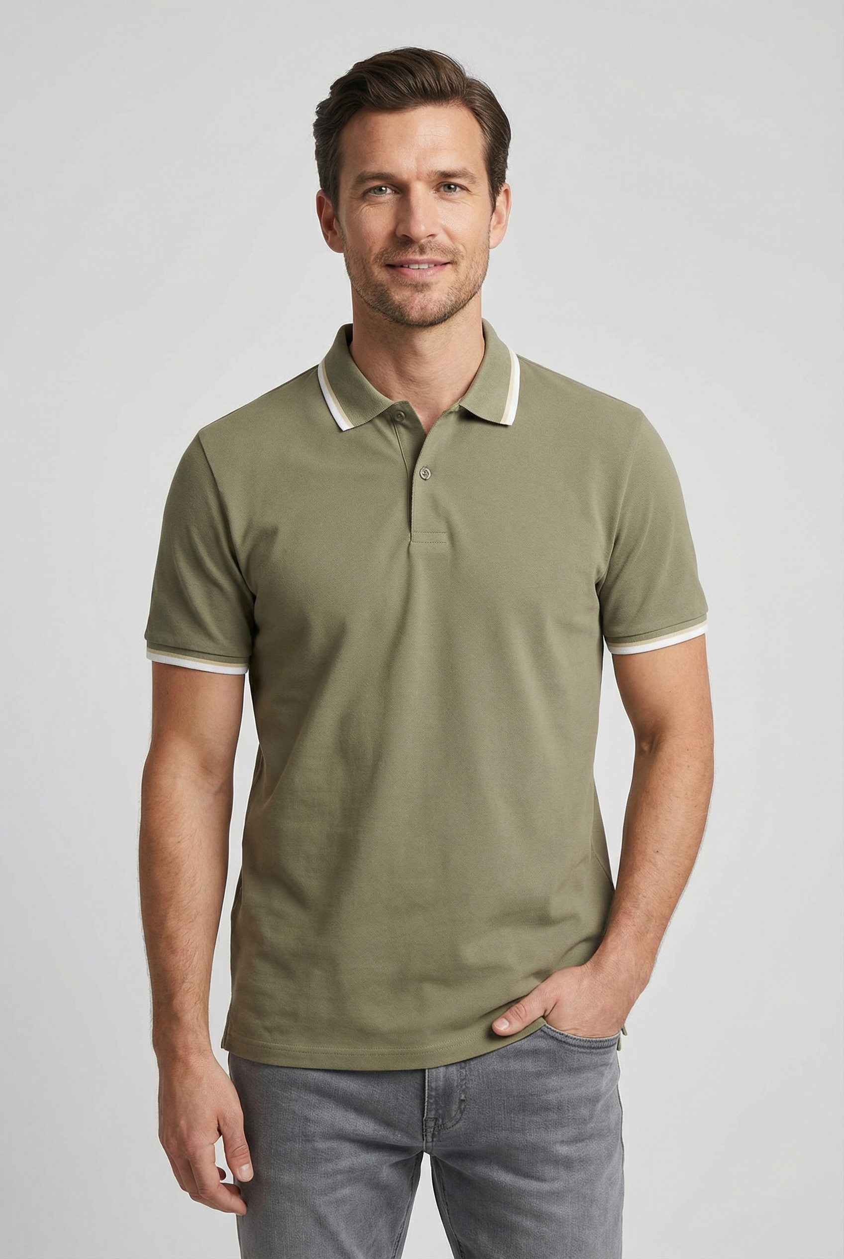 SELECTED Poloshirt »SLHSLIM-ATLAS SPORT SS POLO« Baumwollmischung, slim fit
