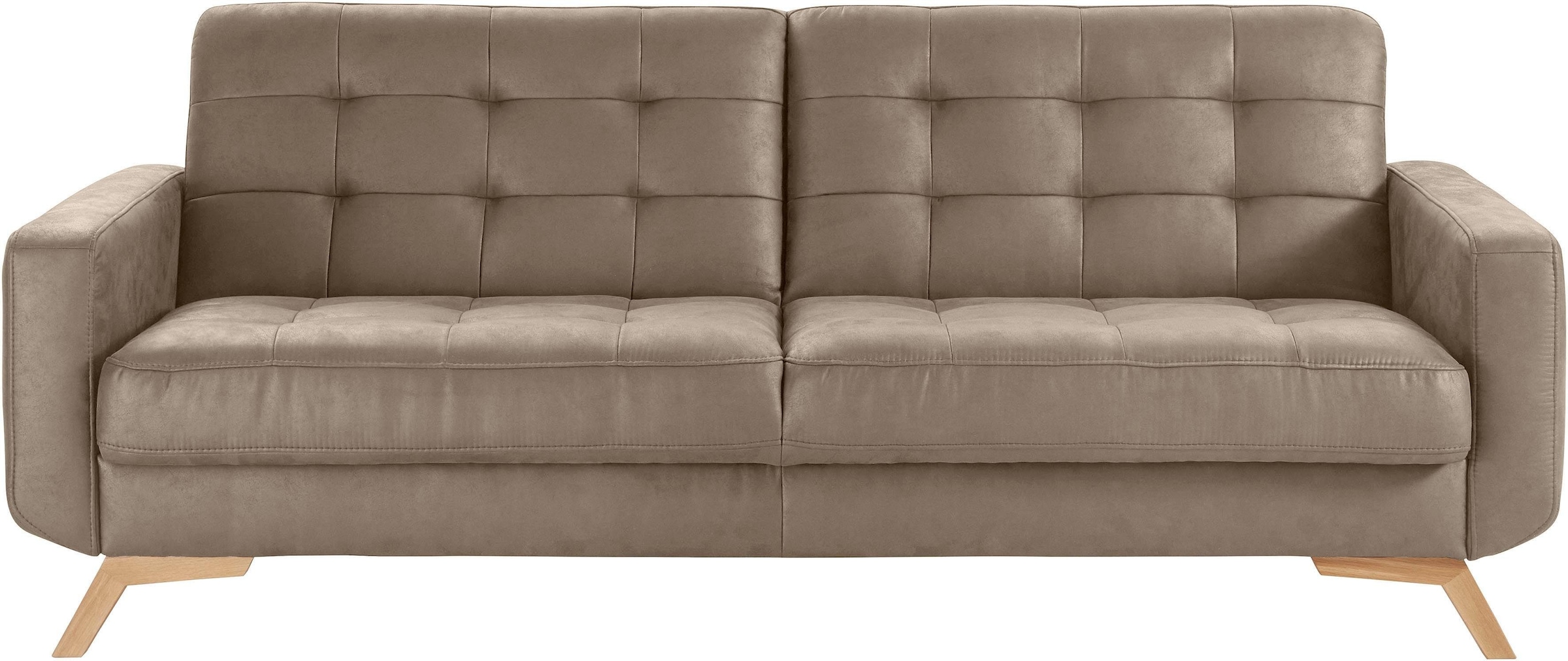 exxpo - sofa Raten und kaufen 3-Sitzer Bettfunktion mit fashion Bettkasten auf »Fiord«