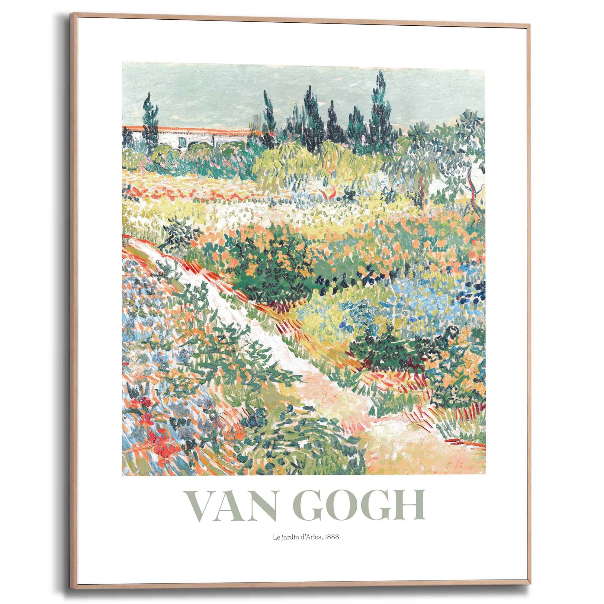 Reinders! Bild mit Rahmen »Van Gogh - riverbank in springtime«