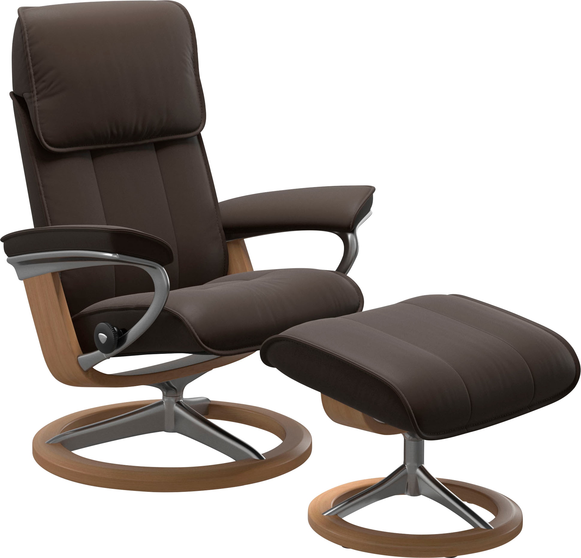 Stressless® Relaxsessel »Admiral«, mit Signature Base, Größe M & L, Gestell Eiche