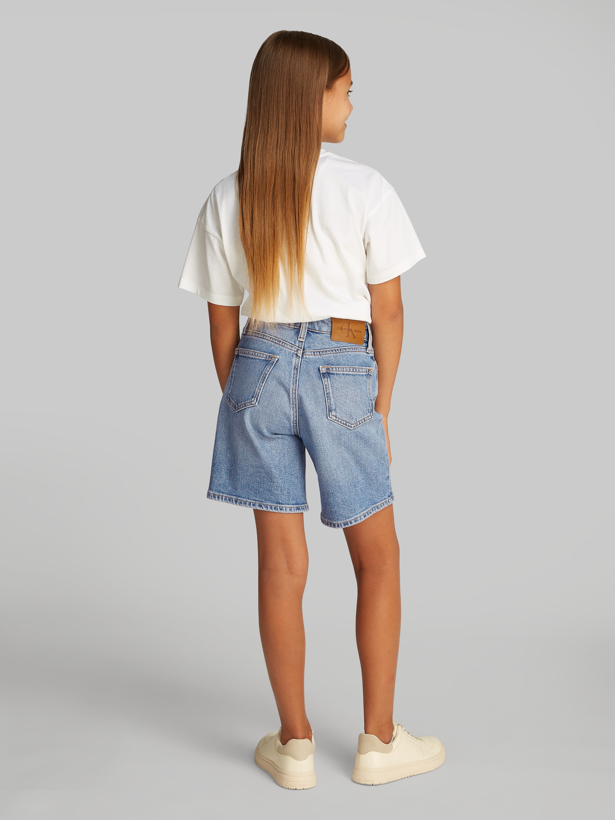 Calvin Klein Jeans Bermudas »BERMUDA SHORTS CLOUDY BLUE«, in blauer Waschung