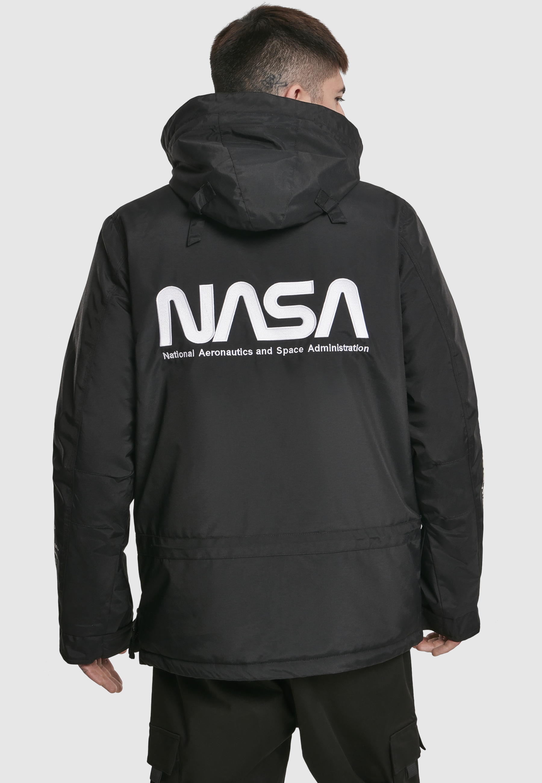 MisterTee Windbreaker »MisterTee Herren NASA Windbreaker« 1 Stk. tlg. ohne Kapuze