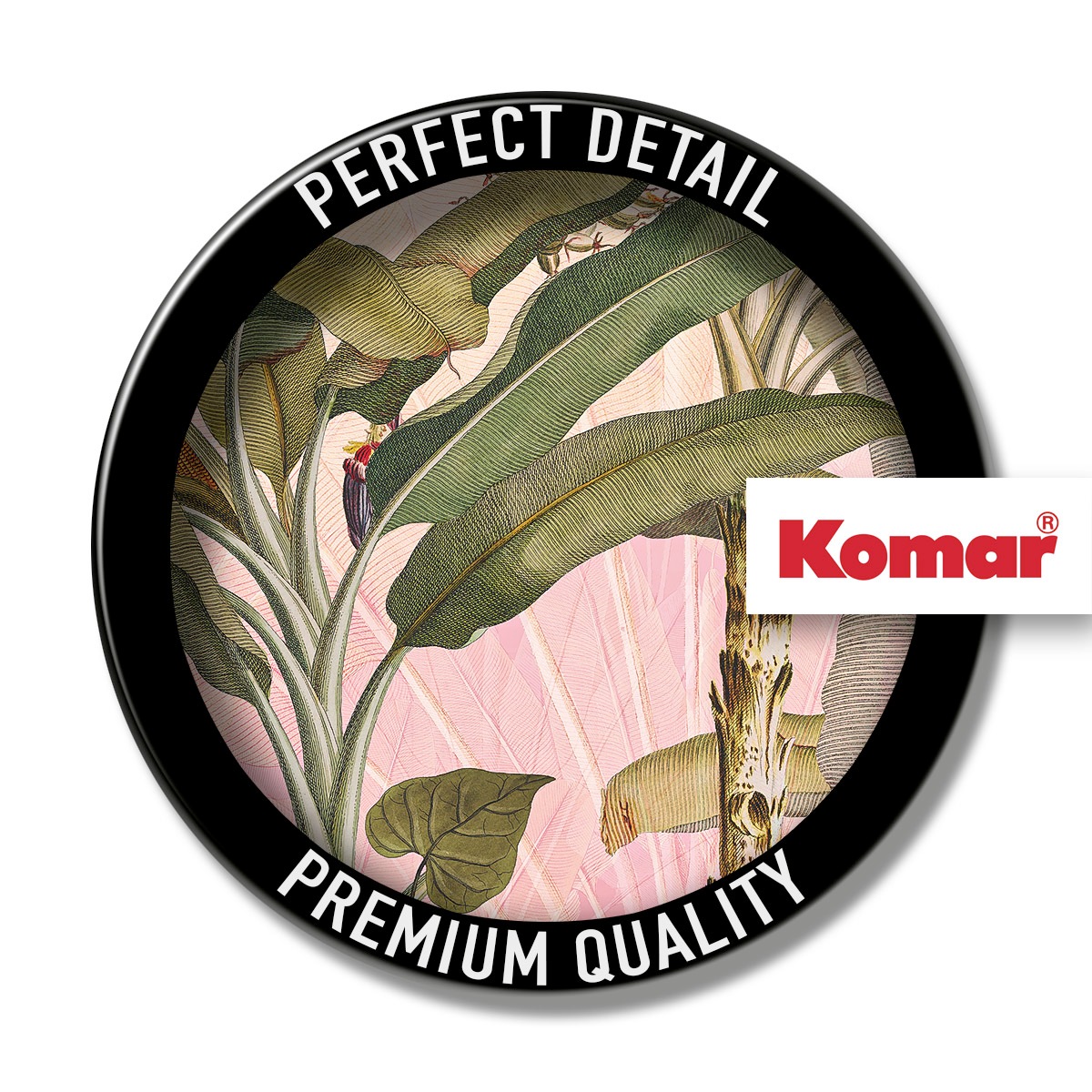 Komar Fototapete »Dot - selbstklebende Vlies Fototapete - Botany - Größe 125 x 125 cm« Motiv | bedruckt glatt