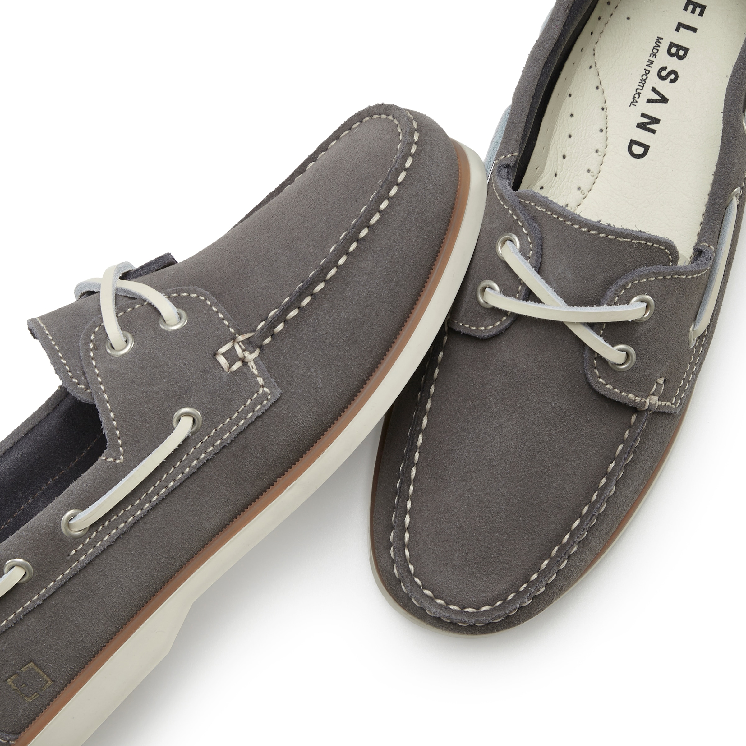 Elbsand Bootsschuh, Slipper, Halbschuh, aus Leder