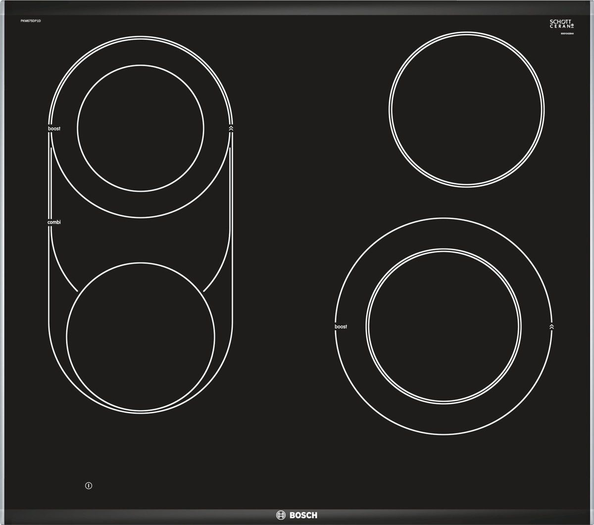 BOSCH Elektro-Kochfeld von SCHOTT CERAN®, PKM675DP1D, mit Powerboost-Funktion