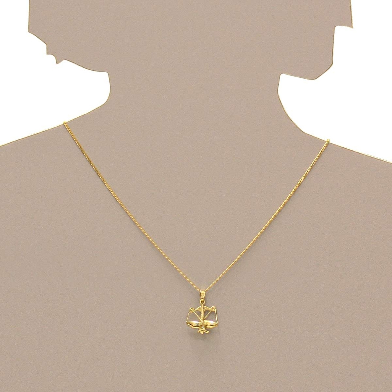 OSTSEE-SCHMUCK Kettenanhänger »Ostsee-Schmuck Anhänger Tierkreiszeichen Waage« 1 Stk. tlg.