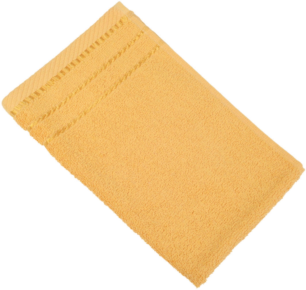 »Berlin« gelb Frottier, Obermaterial: 100% Baumwolle B/L: 30cmx50cm, 4 Stk., Frottier