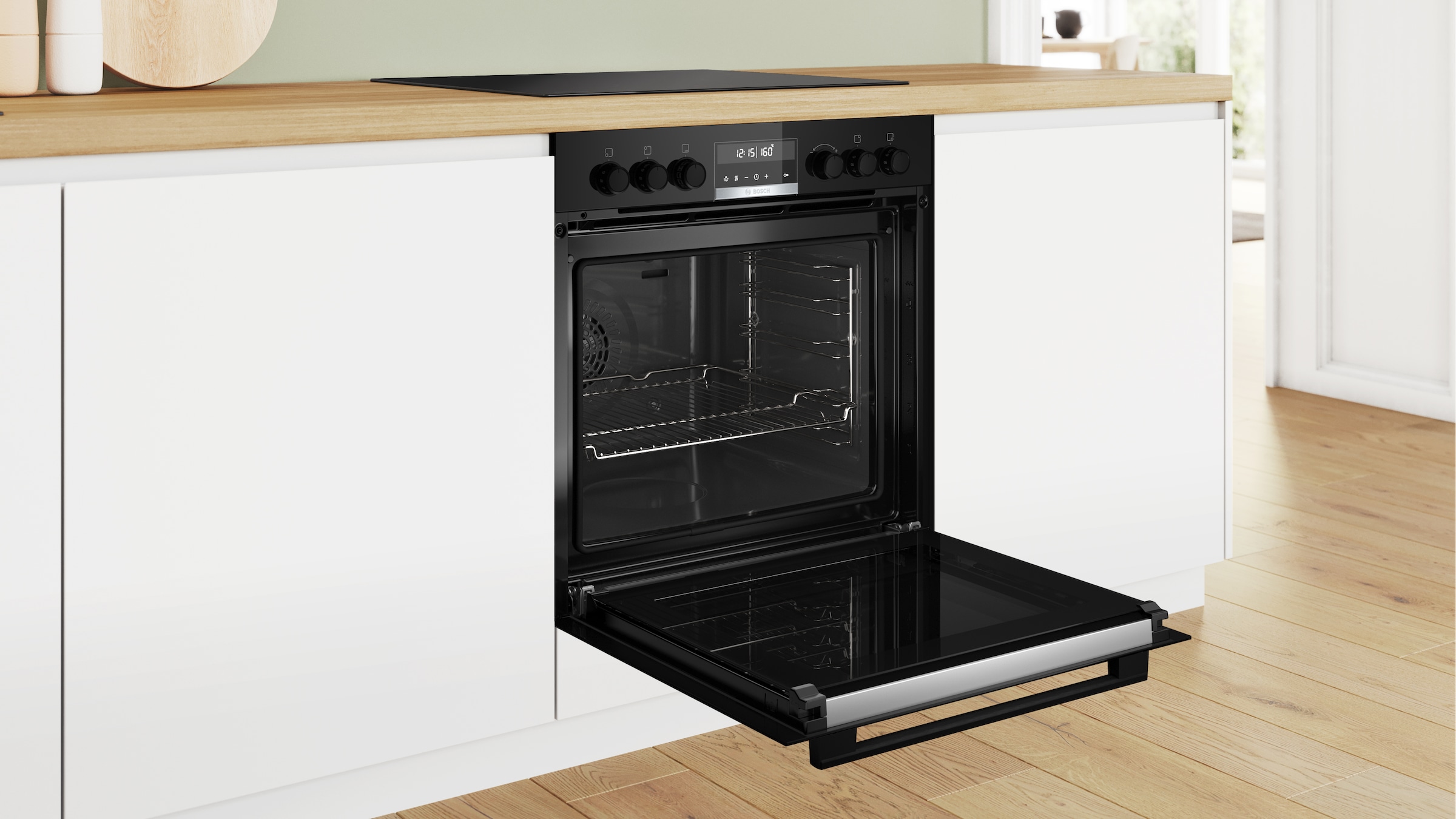 BOSCH Induktions Herd-Set »HND675LS62«