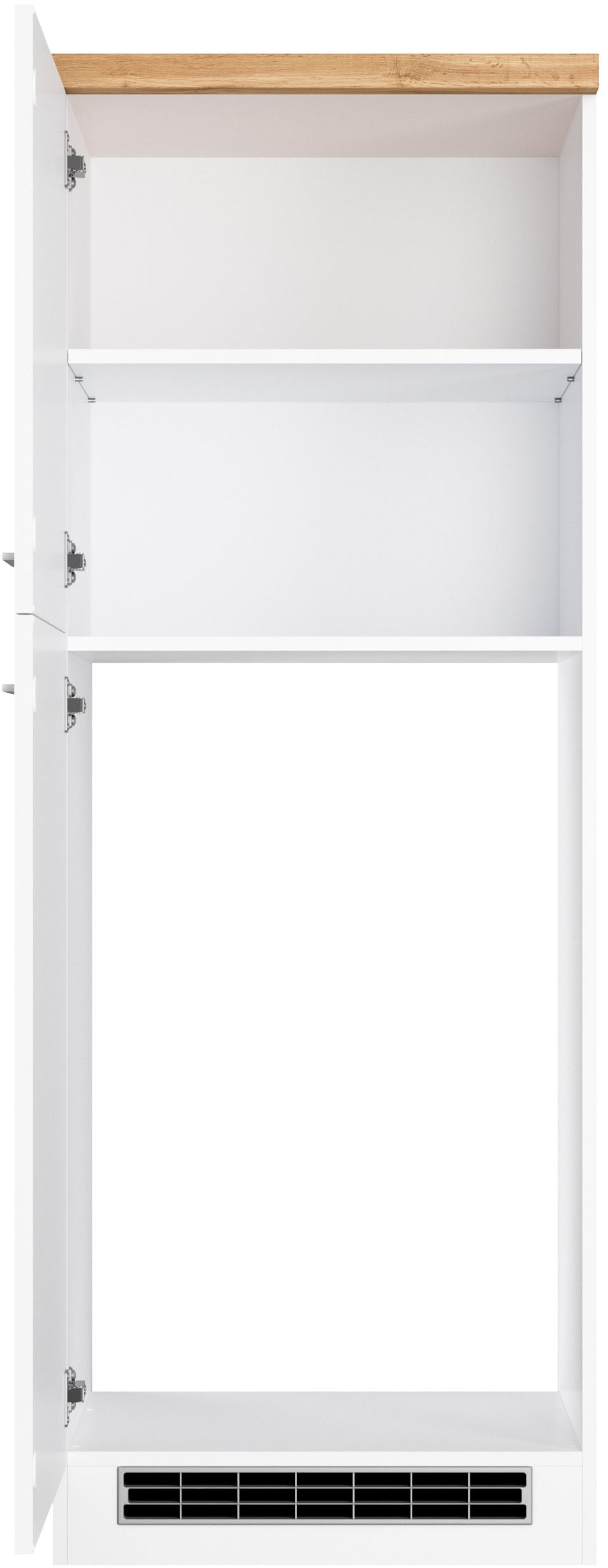 KOCHSTATION Kühlumbauschrank »KS-Milan«, HELD Möbel, Kühlschrankumbau 60 cm, matte oder hochglänzende Fronten