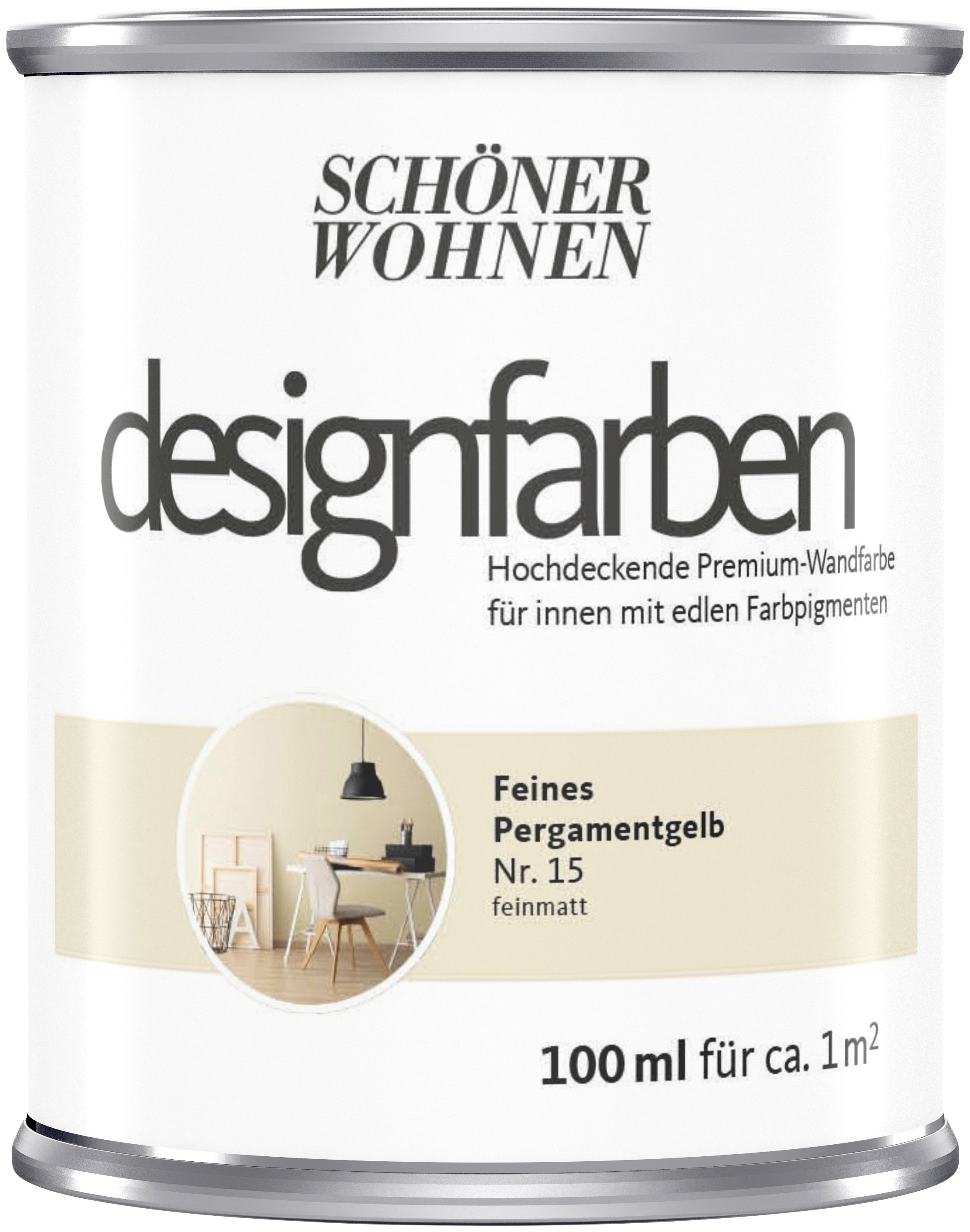 SCHÖNER WOHNEN-Kollektion Wand- und Deckenfarbe »Designfarben«, (1), 100 ml, Feines... kaufen