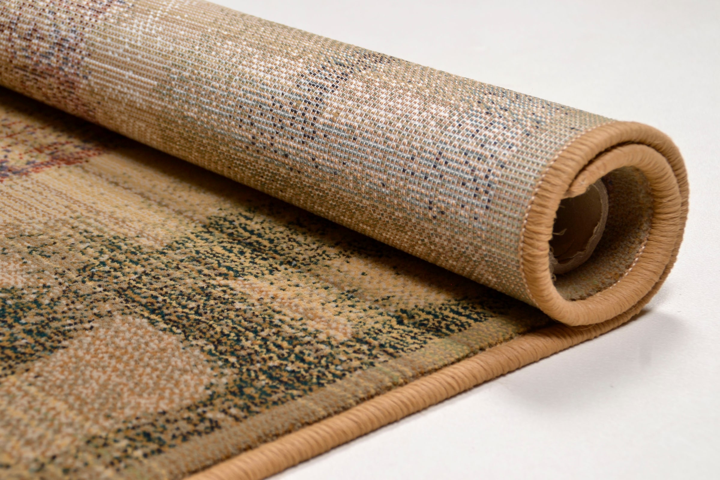 THEKO Teppich »Gabiro 003«, rechteckig, 10 mm Höhe, Kurzflor, modernes florales Design, Wohnzimmer