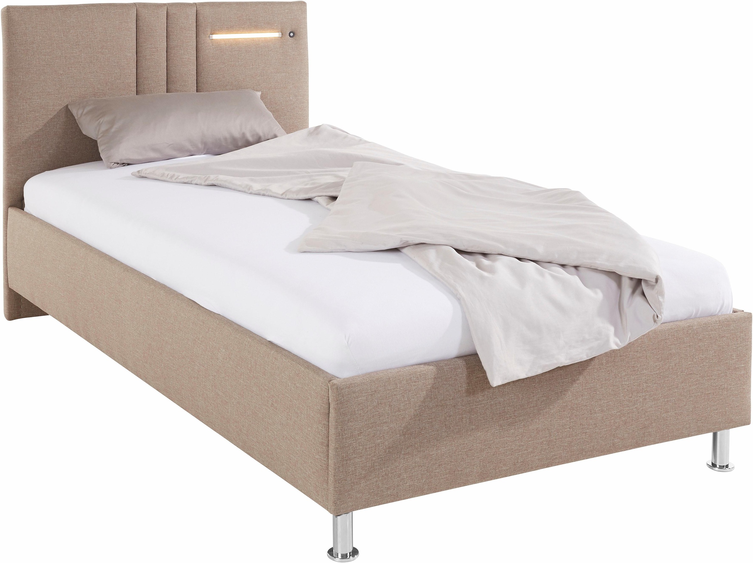 Westfalia Schlafkomfort Polsterbett "Elba" wahlweise mit LED-Beleuchtung günstig online kaufen