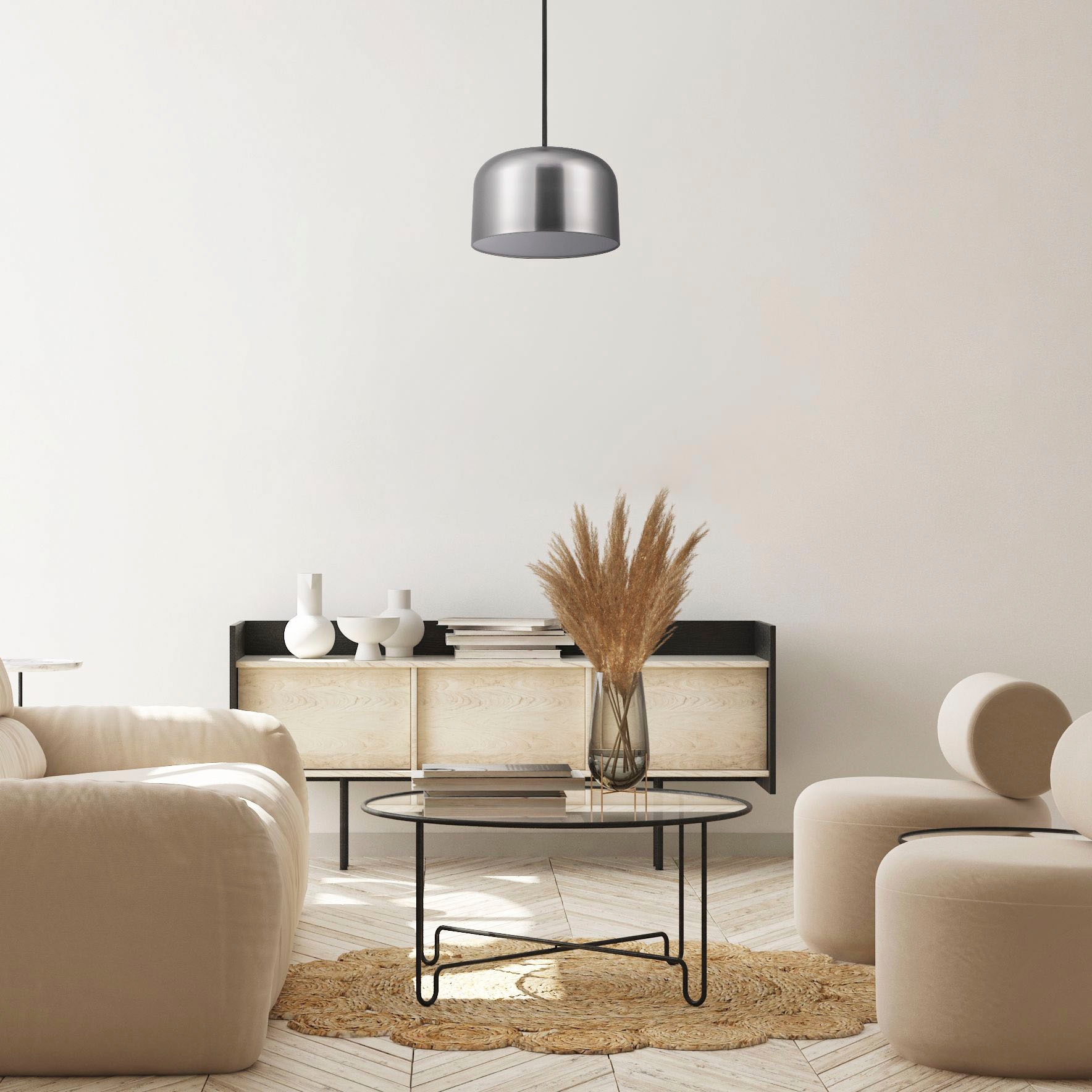 Paco Home Pendelleuchte »BOWL« E27