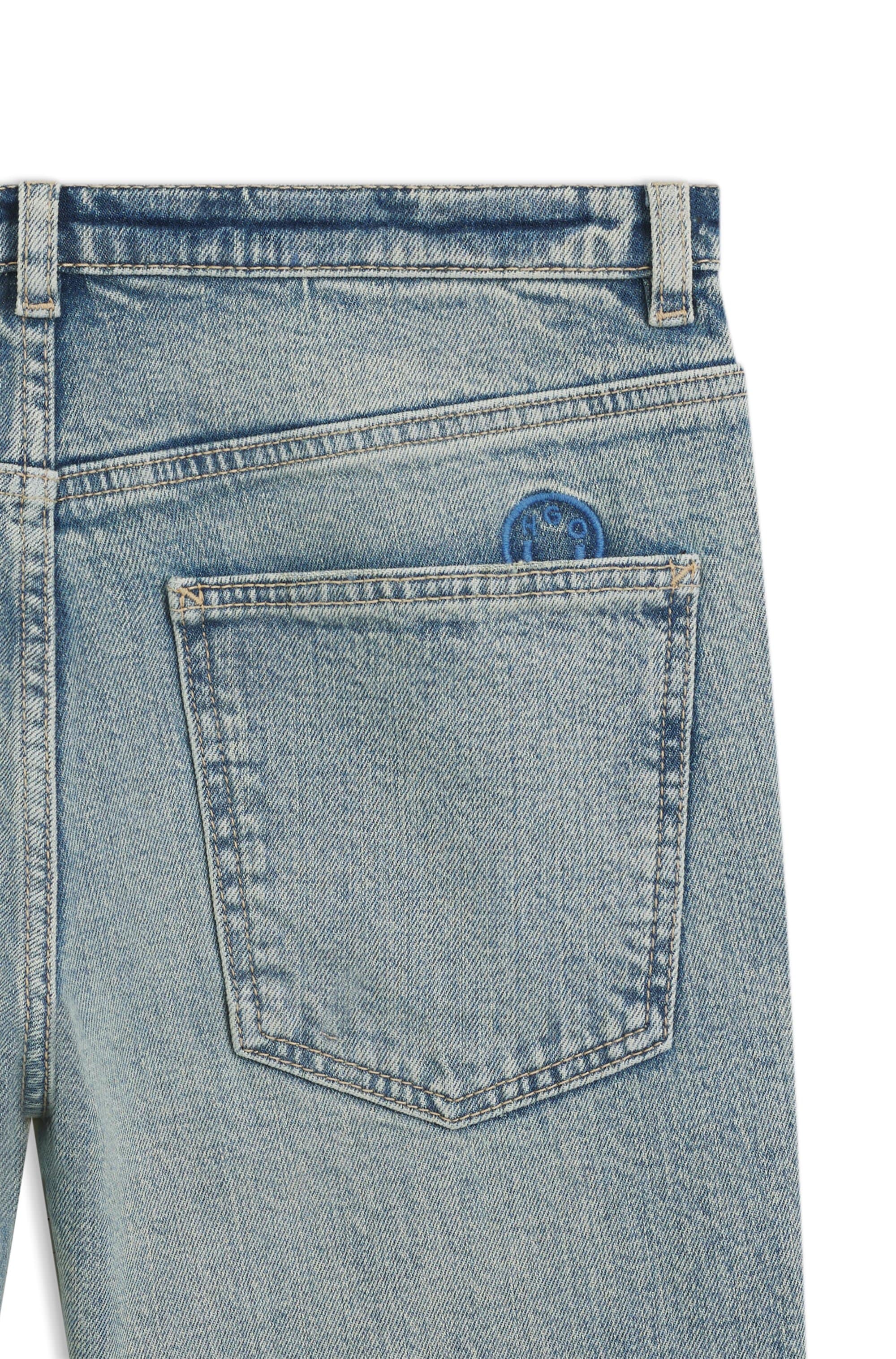 HUGO Bootcut-Jeans »Gelissa« Mid Rise, weit ausgestellt