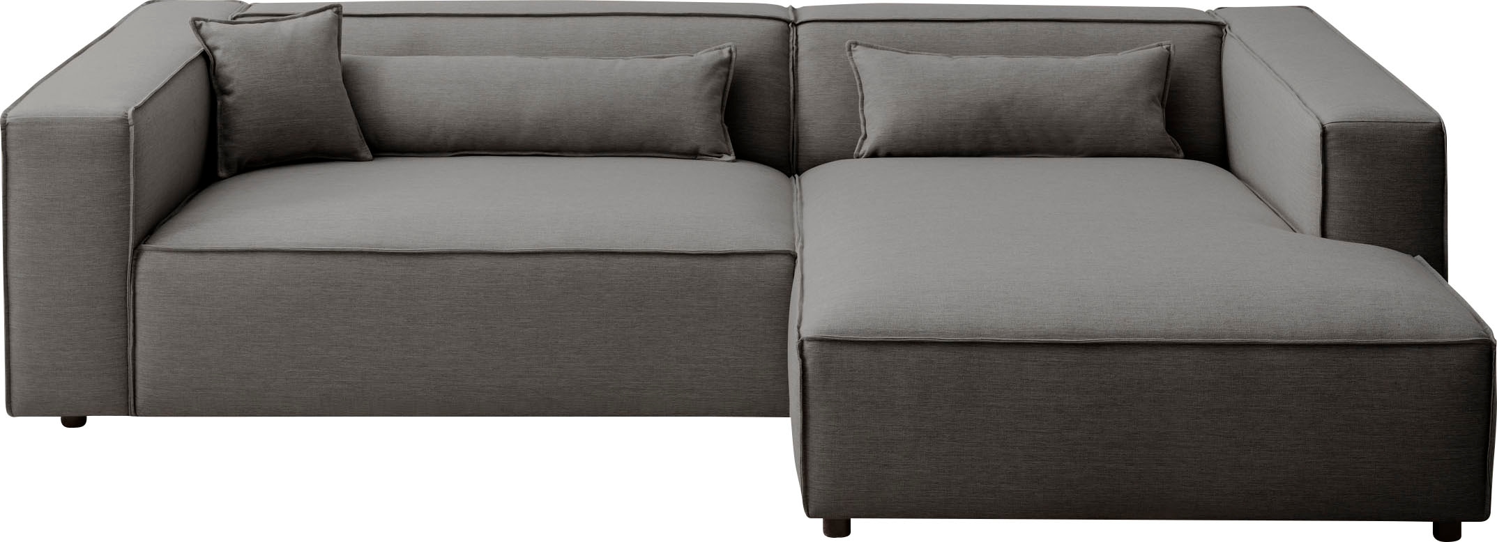 LeGer Home by Lena Gercke Ecksofa »PIARA XXL, besonders tiefe Sitzfläche, L-Form,«, Inklusive 2 Rückenkissen 80x35 cm und 1 Zierkissen 40x40 cm