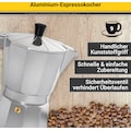 Krüger Espressokocher »für 9 Tassen«, traditionell italienisch