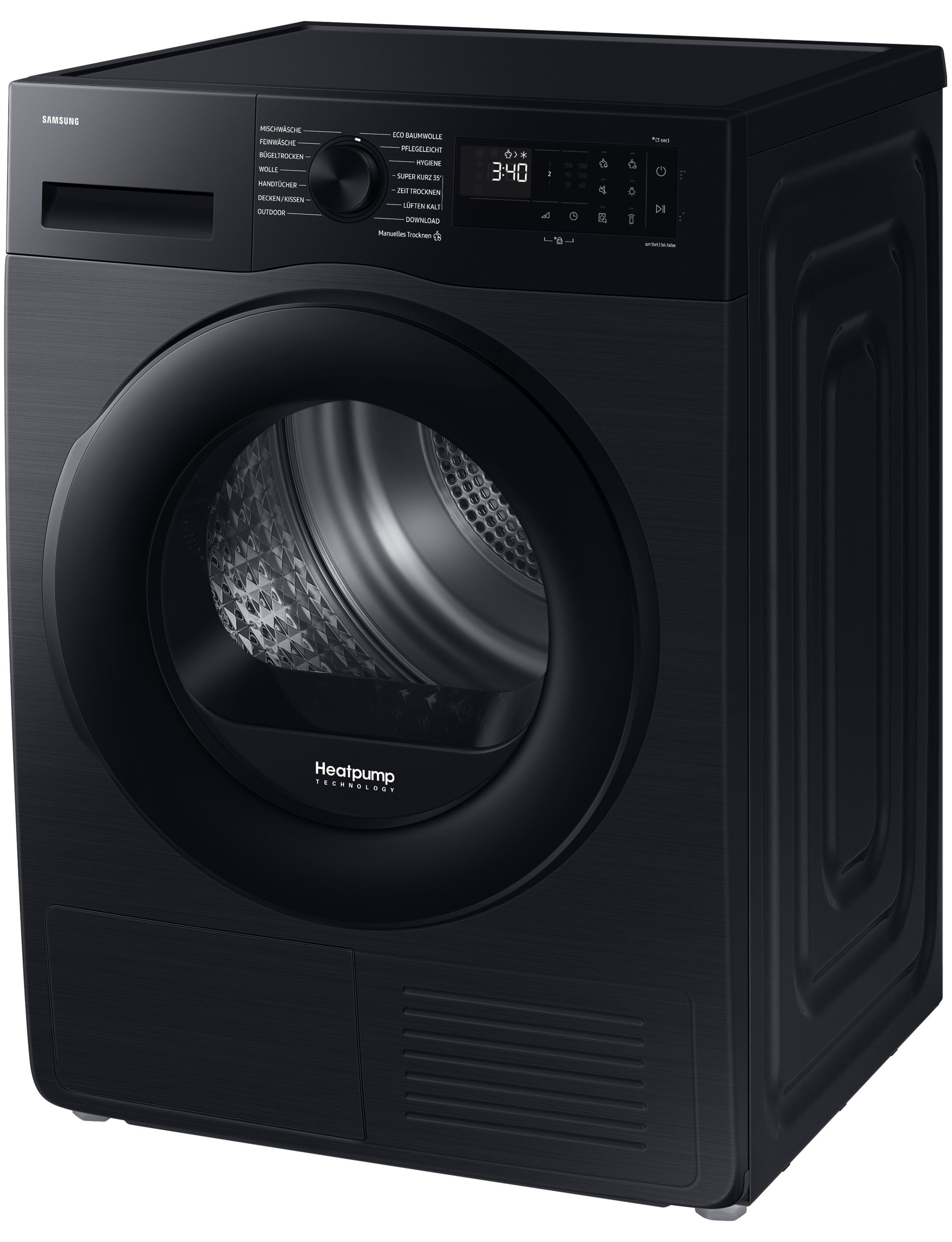Samsung Wärmepumpentrockner »DV9EDG52A0AB«, DV5000D, 9 kg, Optimal Dry ‑ Intelligent Trocknen mit Sensoren