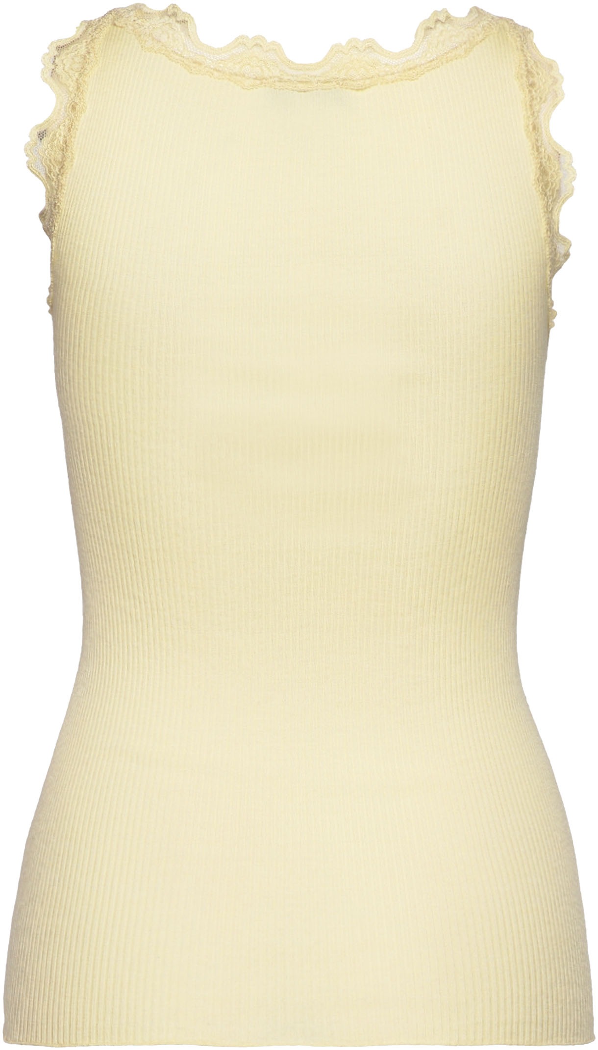 rosemunde Tanktop »Babette Silk Top« Vintage-Spitzenbesatz, breite Träger, feminin, bequem, Seidenmix
