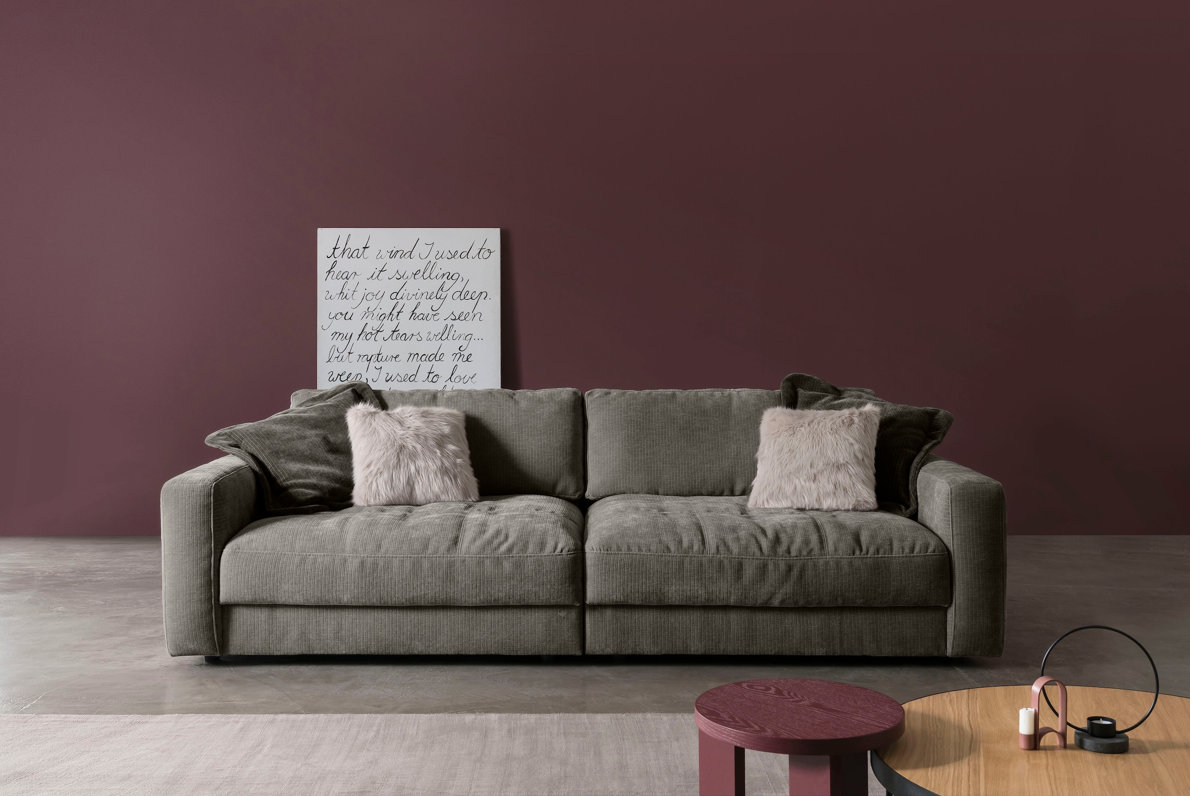 BETYPE Big-Sofa »Be Comfy«, legerer Sitzkomfort, wahlweise mit manueller Si günstig online kaufen