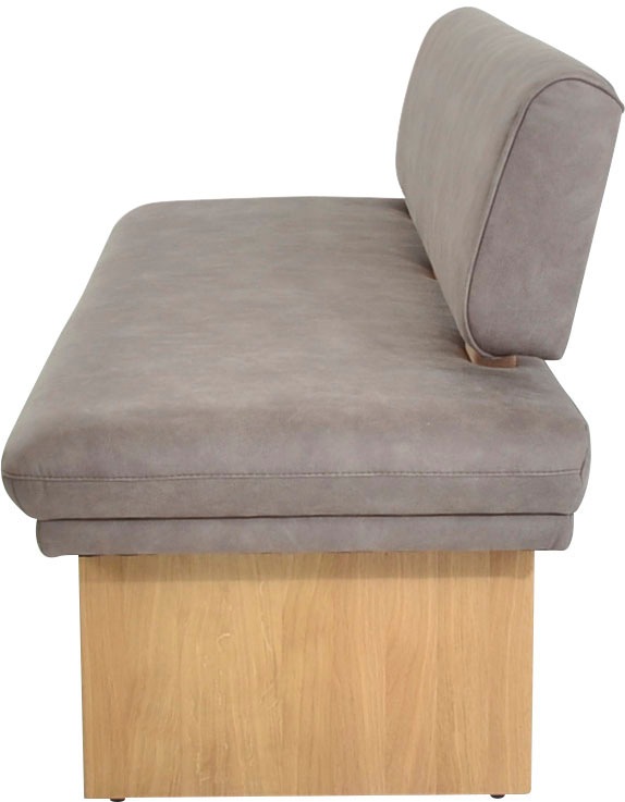 K+W Komfort & Wohnen Polsterbank »Longbeach«, (1 St.), Spitzkissenoptik im Sitz, wahlweise in der Breite 204cm oder 224cm