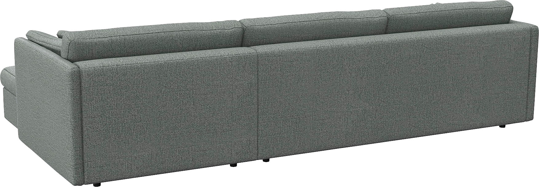 FLEXLUX Ecksofa »Lovane«, Weich & anschmiegsam, große Sitztiefe auf Kaltschaum, Dekokissen inkl.