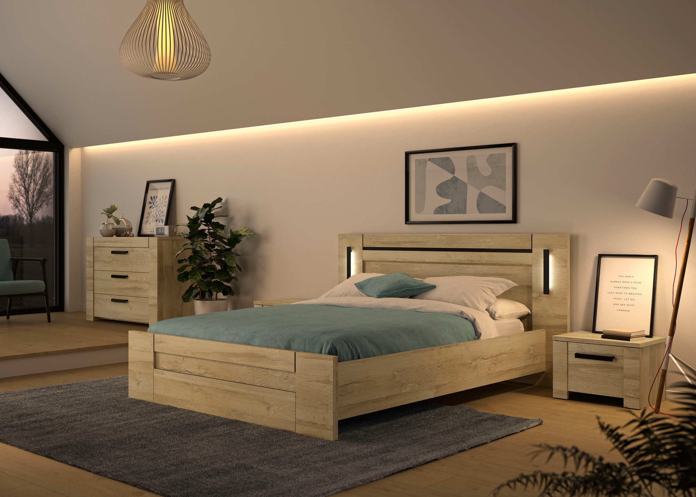 Gami Schlafzimmer-Set »Sofia« 4 Stk. tlg.