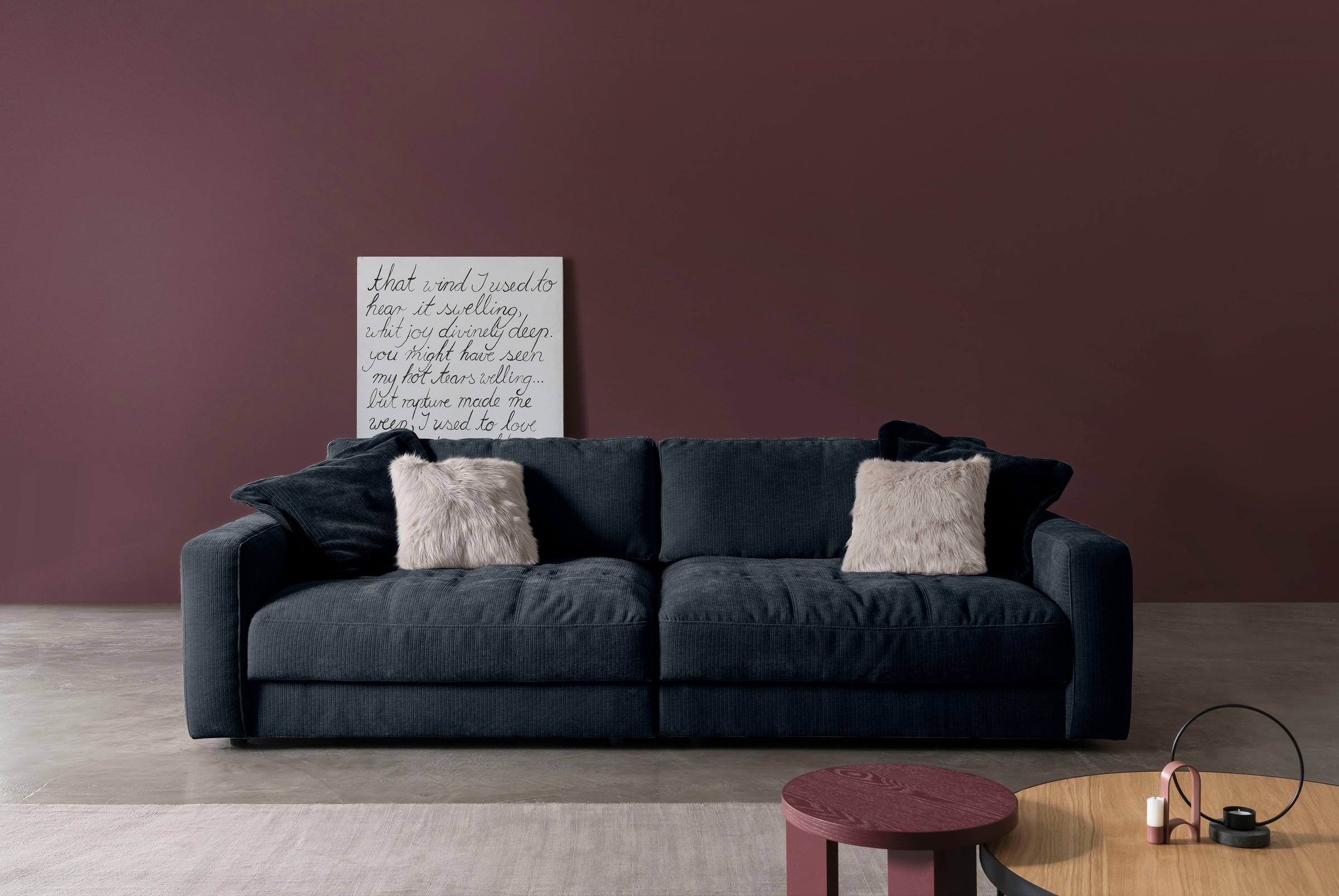 BETYPE Big-Sofa »Be Comfy«, legerer Sitzkomfort, wahlweise mit manueller Si günstig online kaufen