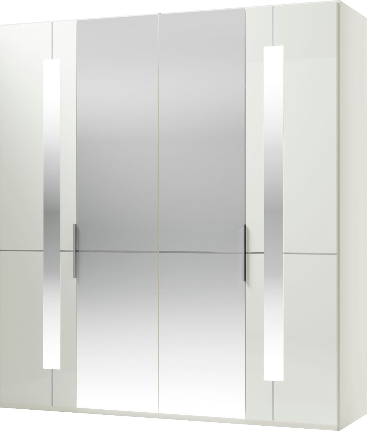 Musterring Kleiderschrank »Imola W« inkl. Einlegeböden und Kleiderstangen, mit Glas- und Spiegeltüren