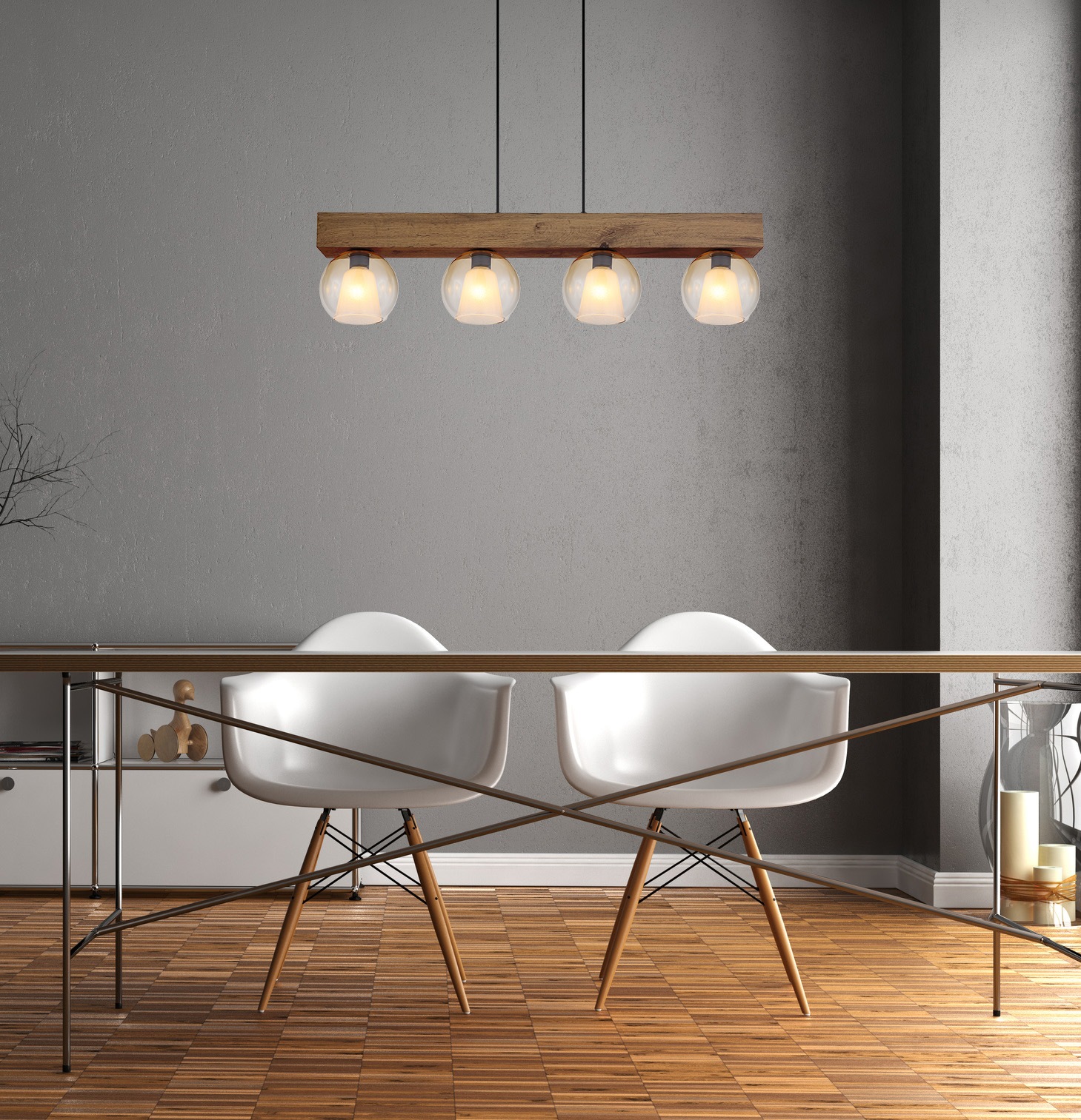 GLOBO LIGHTING Hängeleuchte »BARRY I« E27 1 Stk. Hängelampe/Pendelleuchte/E günstig online kaufen