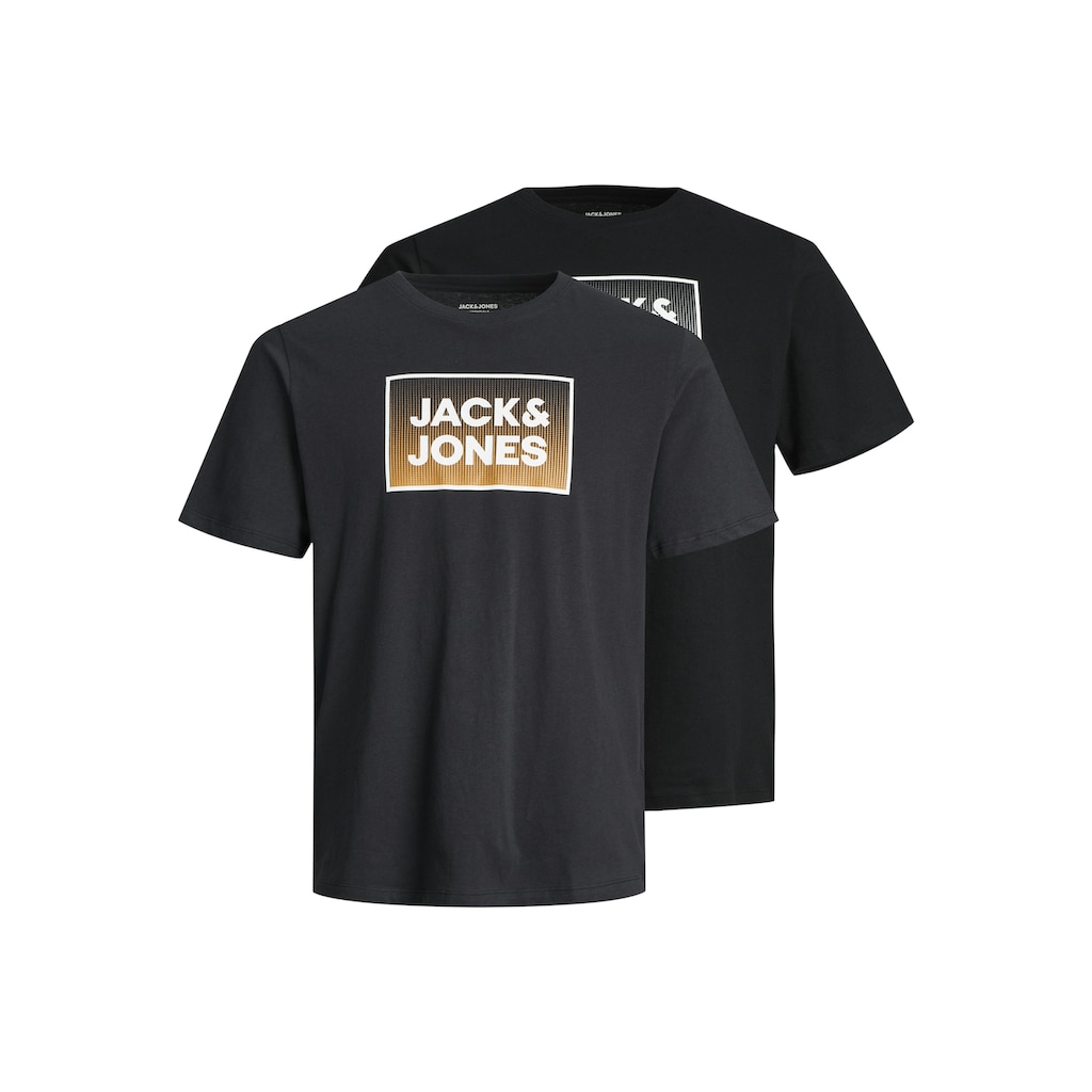 Jack & Jones Junior Kurzarmshirt »JJSTEEL TEE SS JNR 2PK MP«, (Packung, 2 tlg.)
