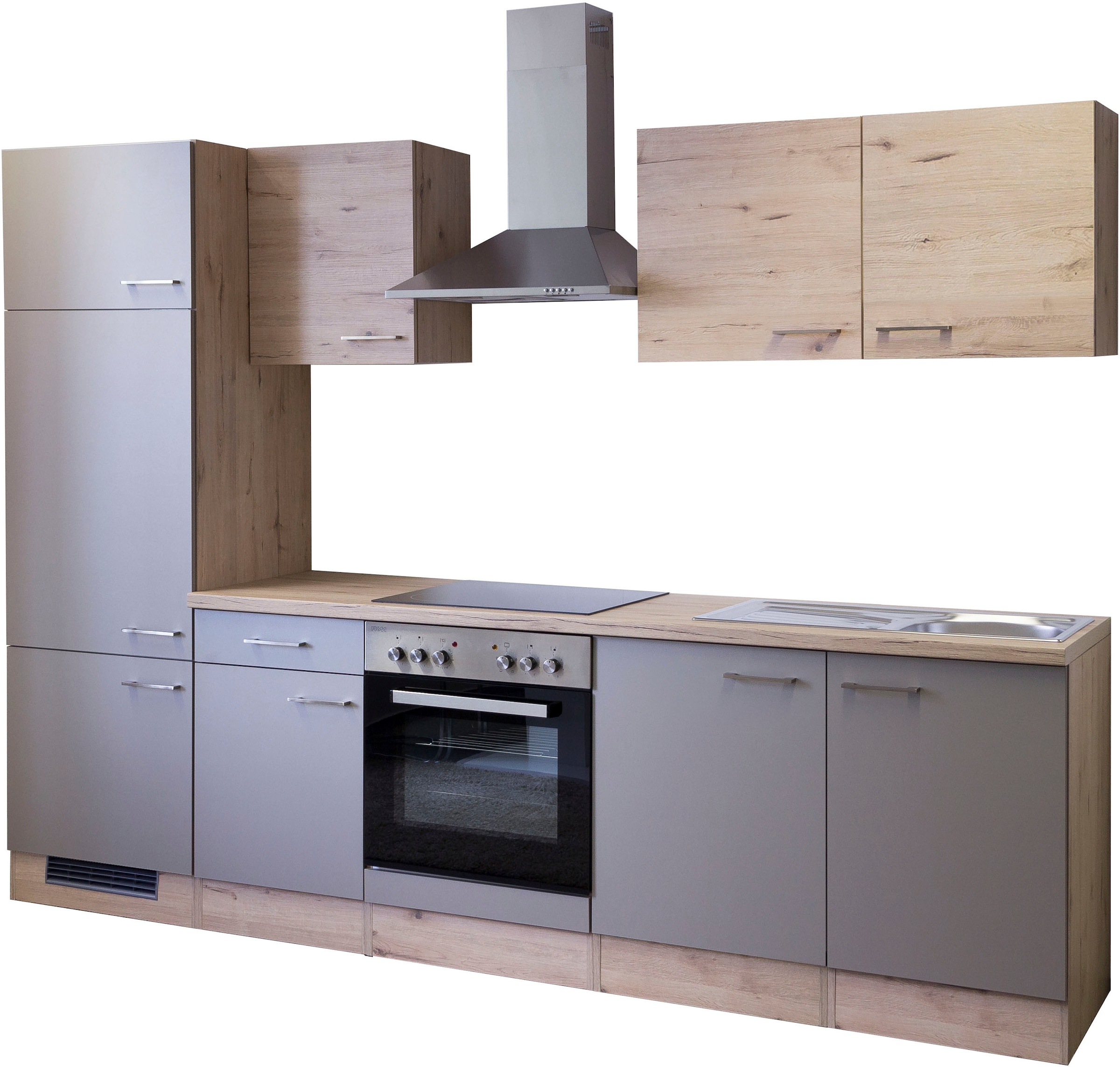 Flex-Well Küche »Riva«, Gesamtbreite 270 cm, mit und ohne E-Geräte lieferbar
