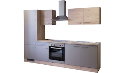 Küche »Riva«, Gesamtbreite 270 cm, mit und ohne E-Geräte lieferbar