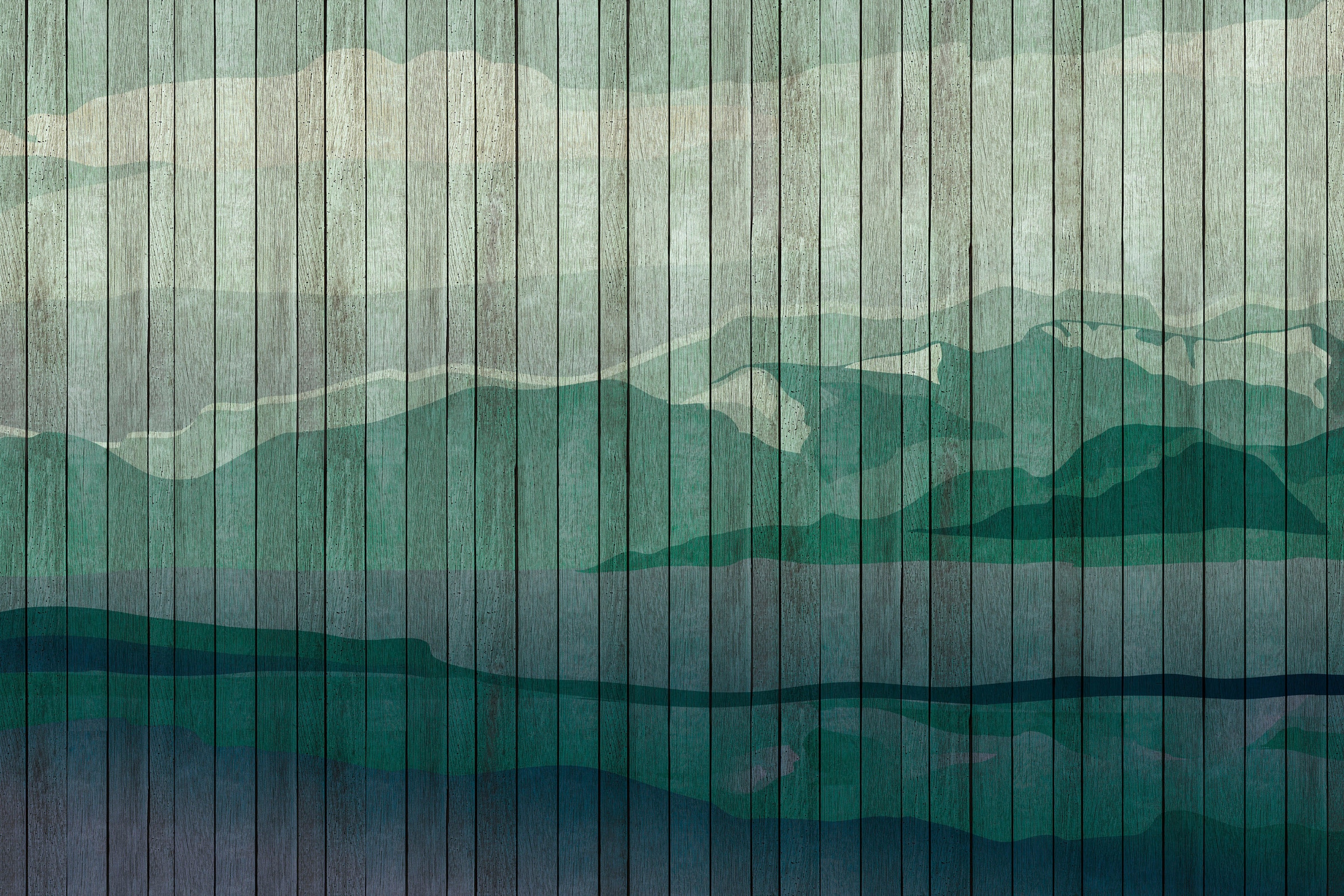 A.S. Création Leinwandbild »mountains 3«, Kunst-Landschaft-Kinder, (1 St.), Keilrahmen Landschaft Berge Gebirge Leinwand-Bild Wohnzimmer modern
